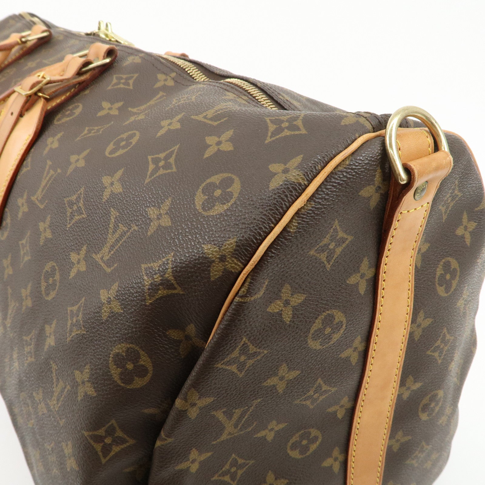 Louis Vuitton Monogram Keep All Bandouliere 60 Boston Bag M41412