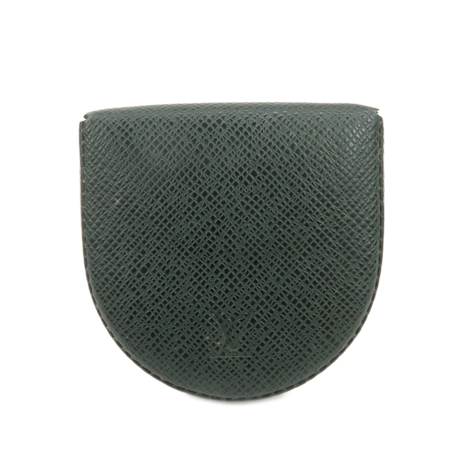 Louis Vuitton Taiga Porte Monnaie Cuvette Coin Case Epicea M30374