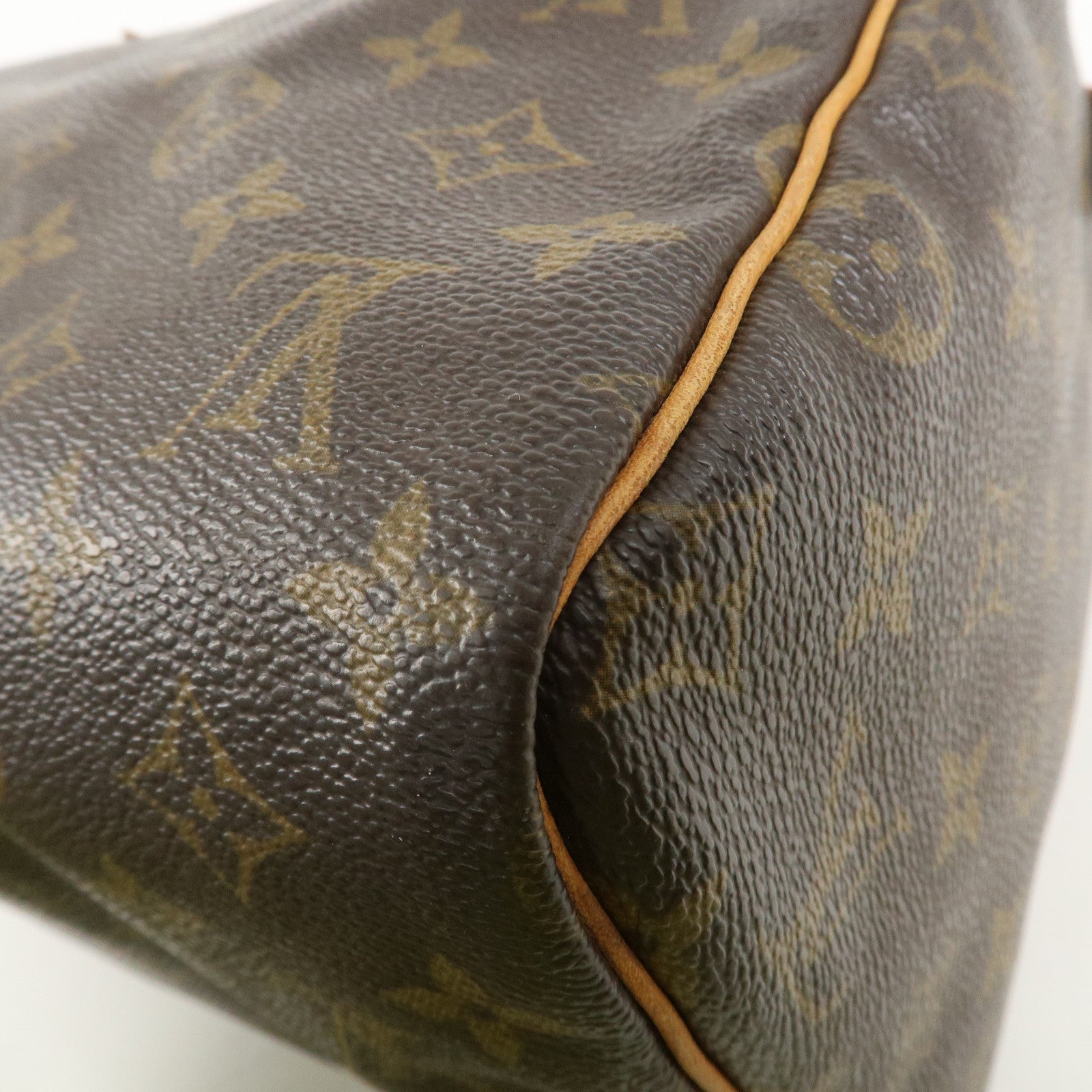 Louis Vuitton Monogram Speedy 30 Boston Bag Hand Bag Brown M41526 Used
