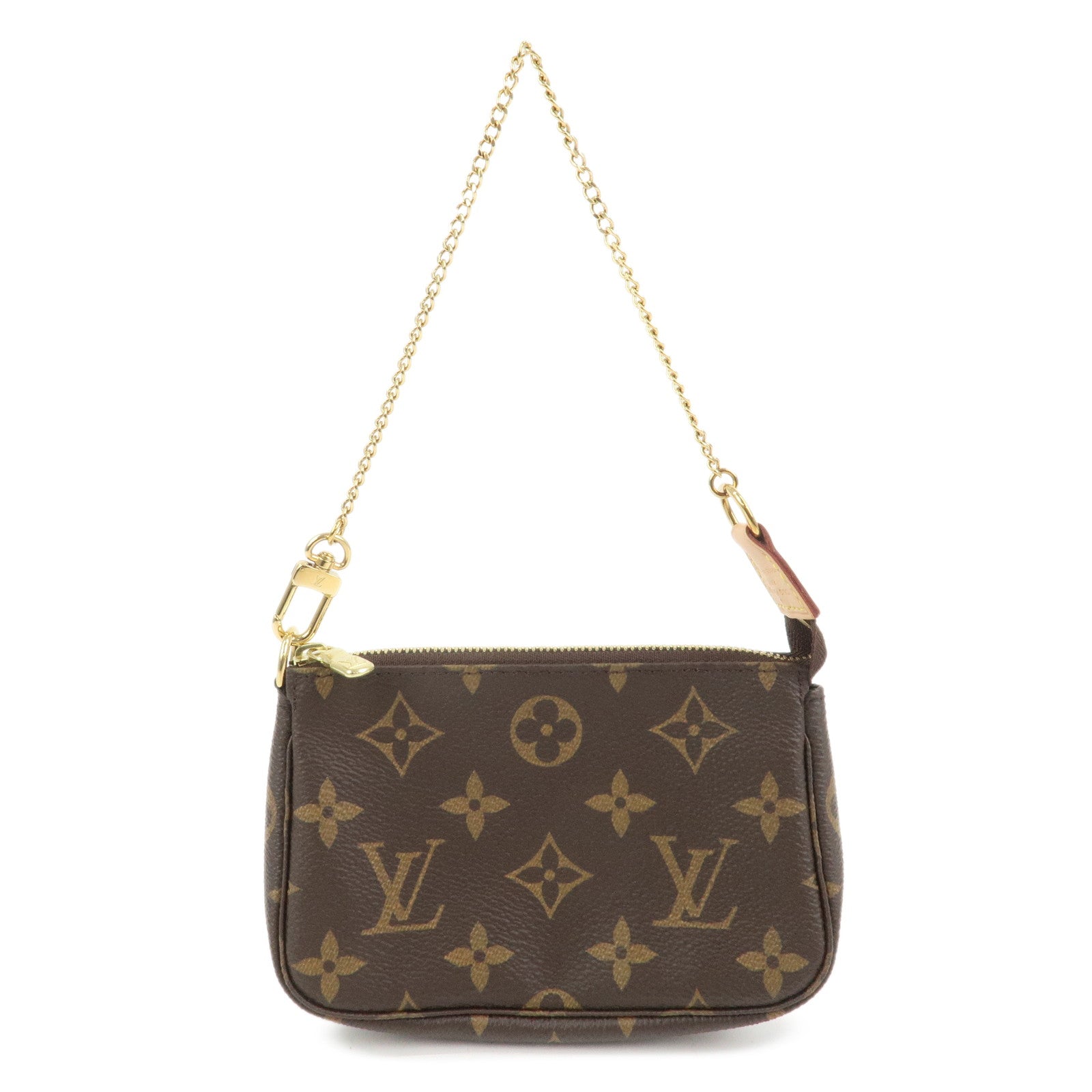 Louis Vuitton Monogram Mini Pochette Accessoires Hand Bag M58009