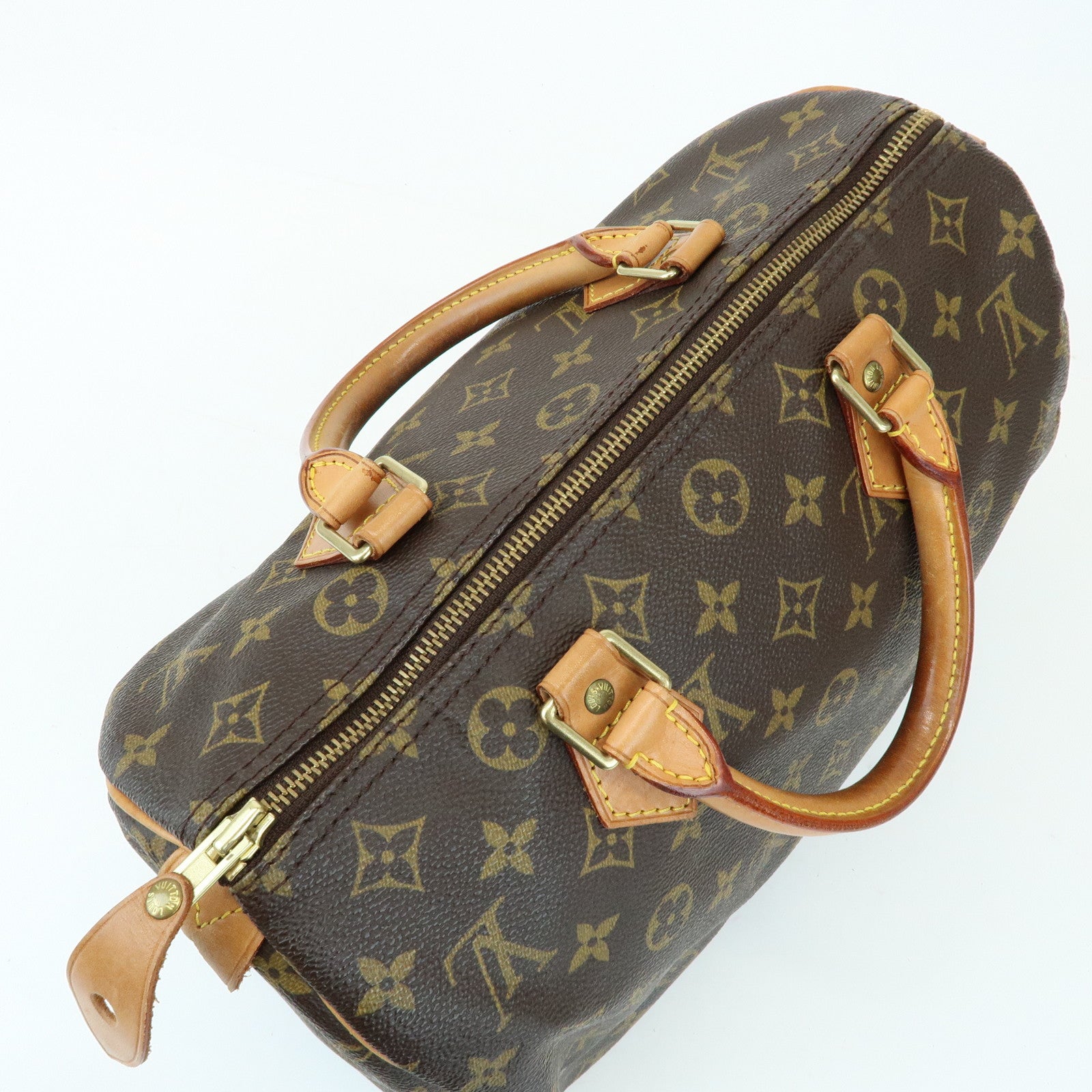 Louis Vuitton Monogram Speedy 30 Boston Bag Hand Bag Brown M41526