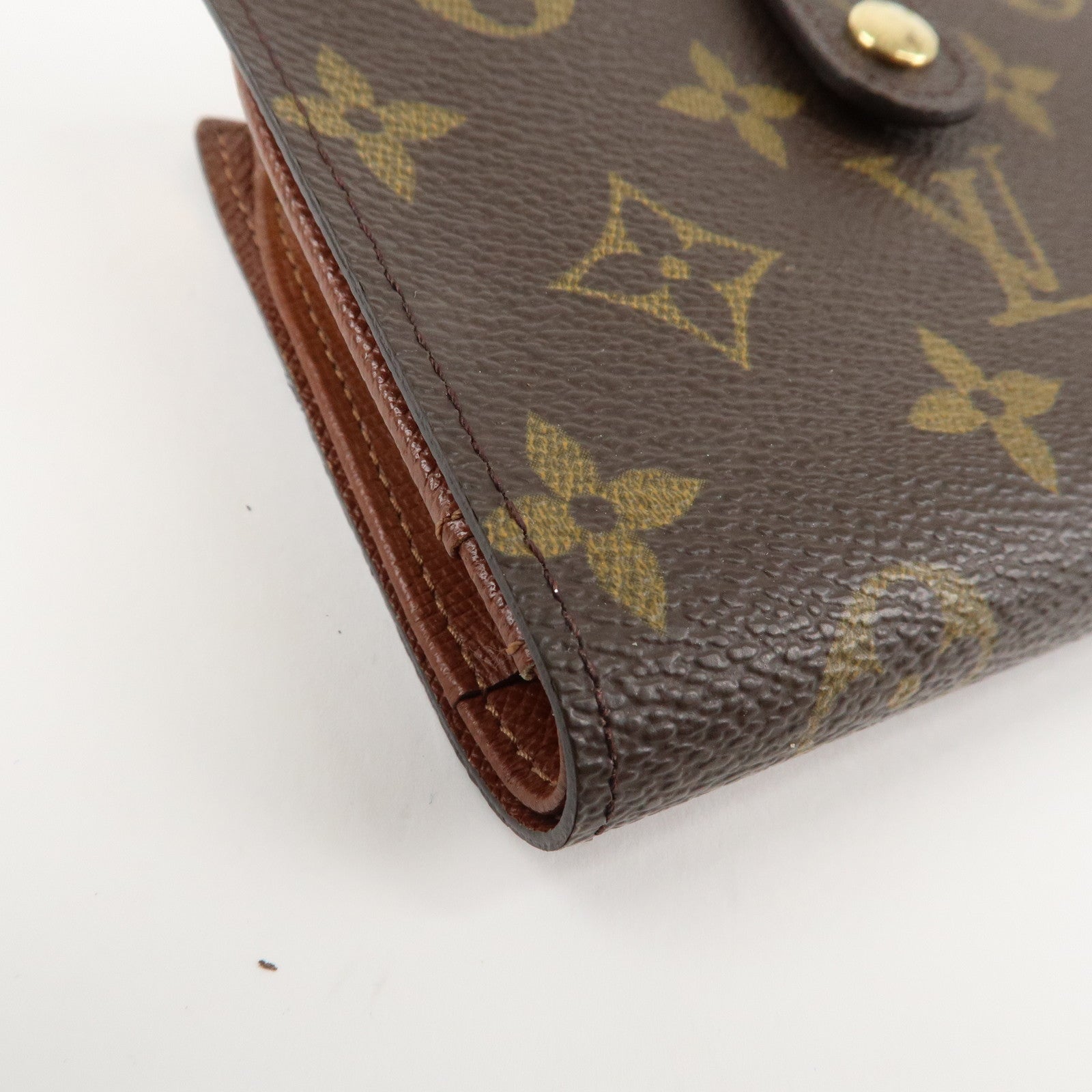 Louis Vuitton Monogram Porte Monnaie Billets Viennois Wallet M61663 Used