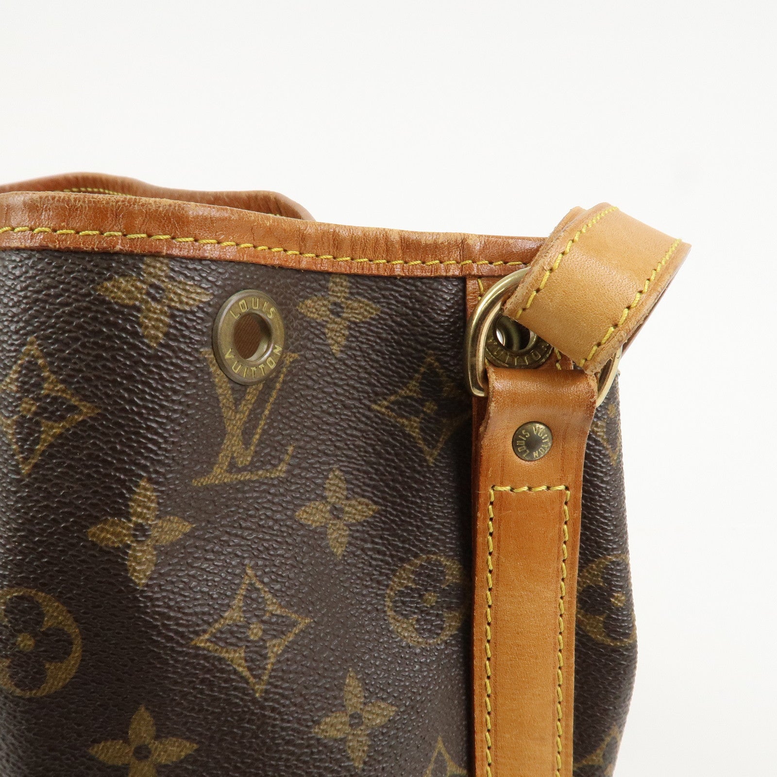Louis Vuitton Monogram Canvas Petit Noe Shoulder Bag Brown M42226