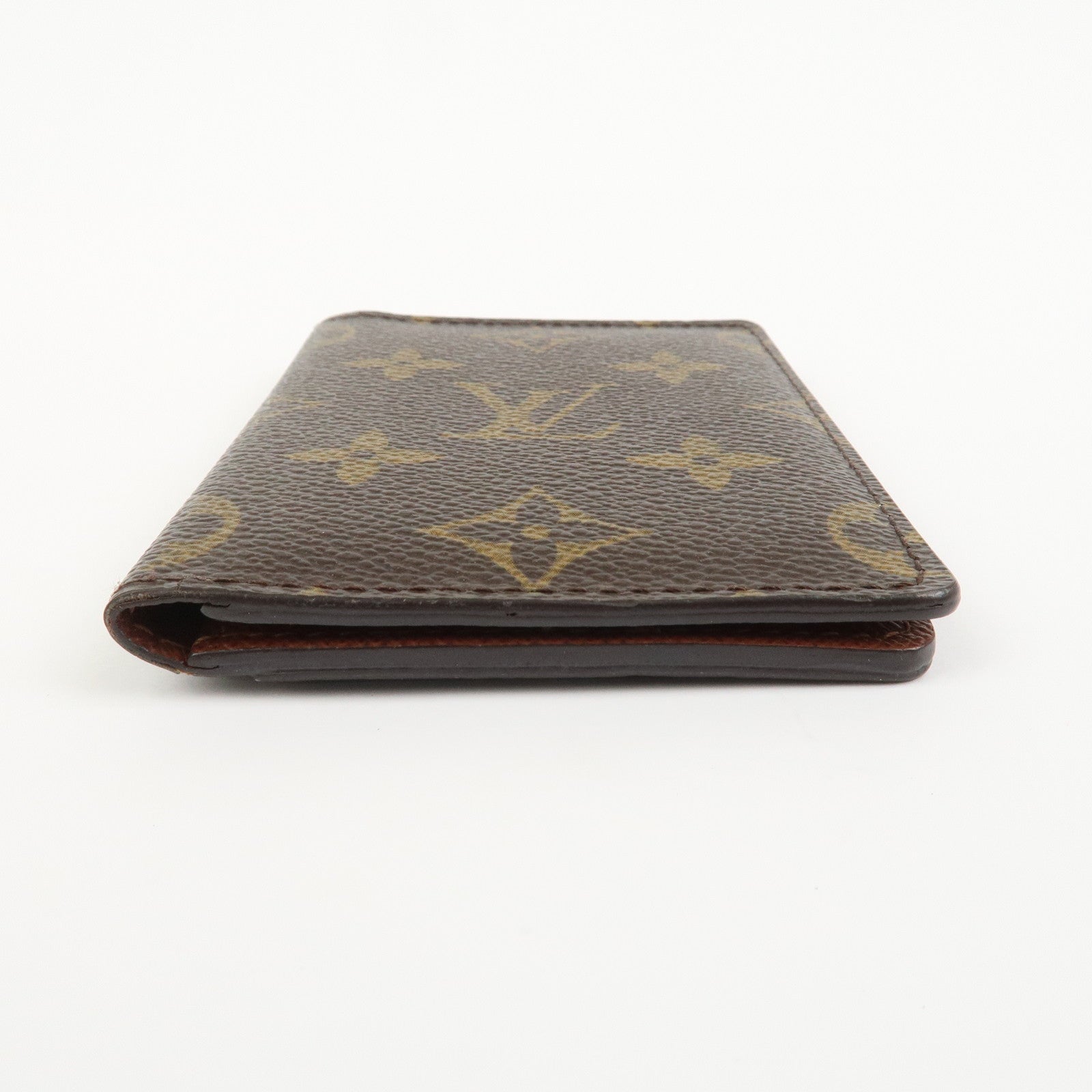 Louis Vuitton Monogram Porto Cult Vertical Card Case Brown M66541