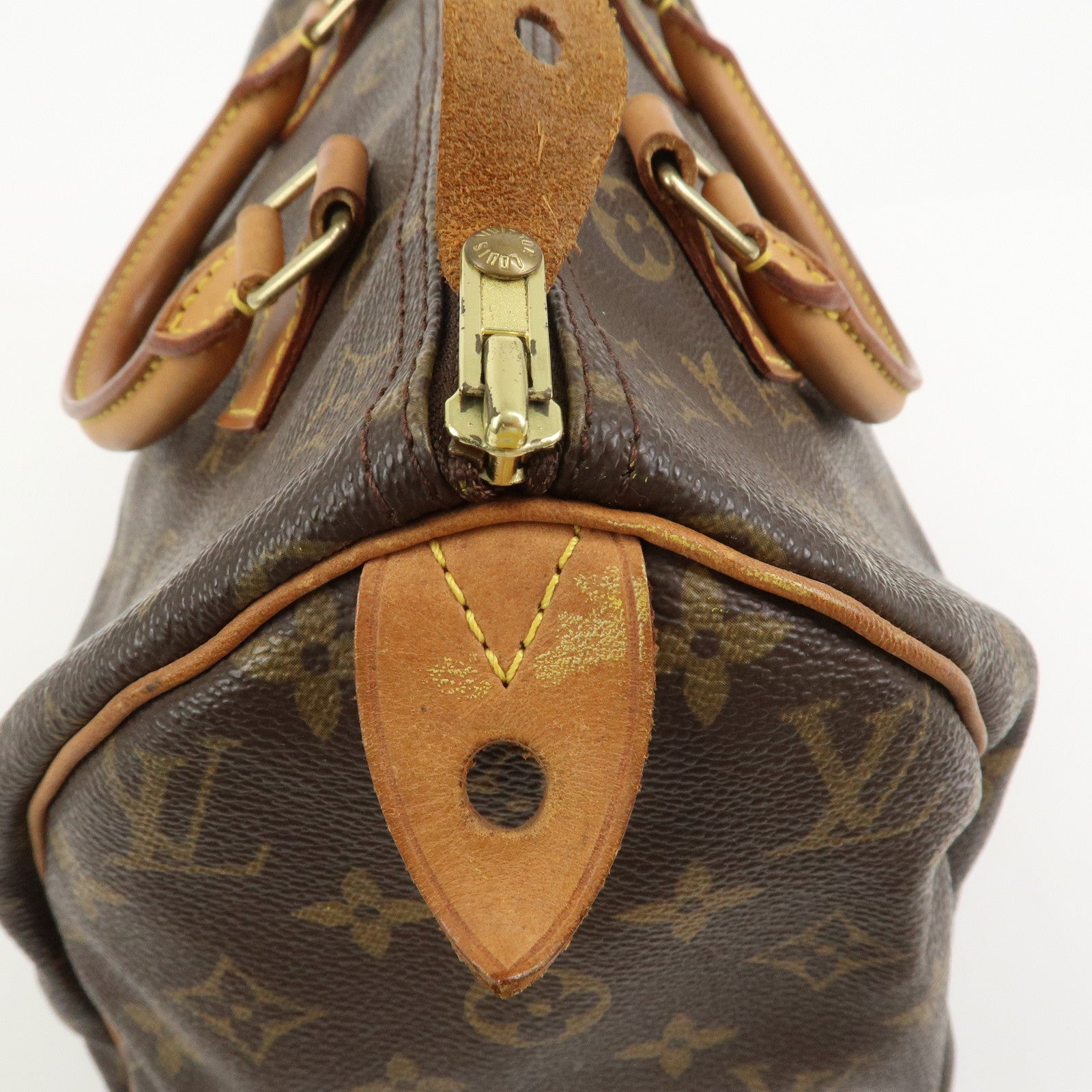 Louis Vuitton Monogram Speedy 30 Boston Bag Hand Bag Brown M41526