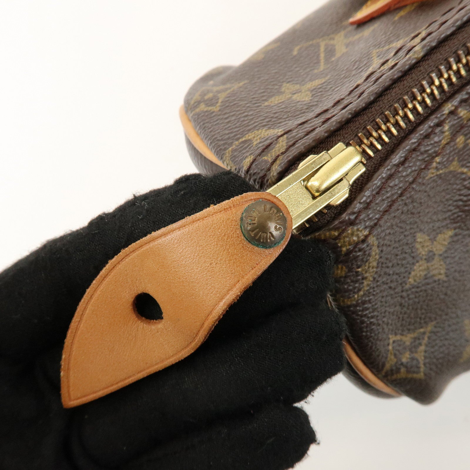 Louis Vuitton Monogram Speedy 25 Boston Bag Hand Bag Brown M41528