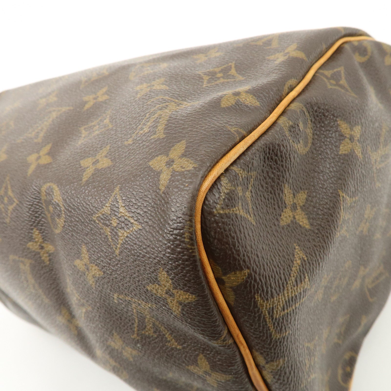 Louis Vuitton Monogram Speedy 30 Boston Bag Hand Bag Brown M41526 Used