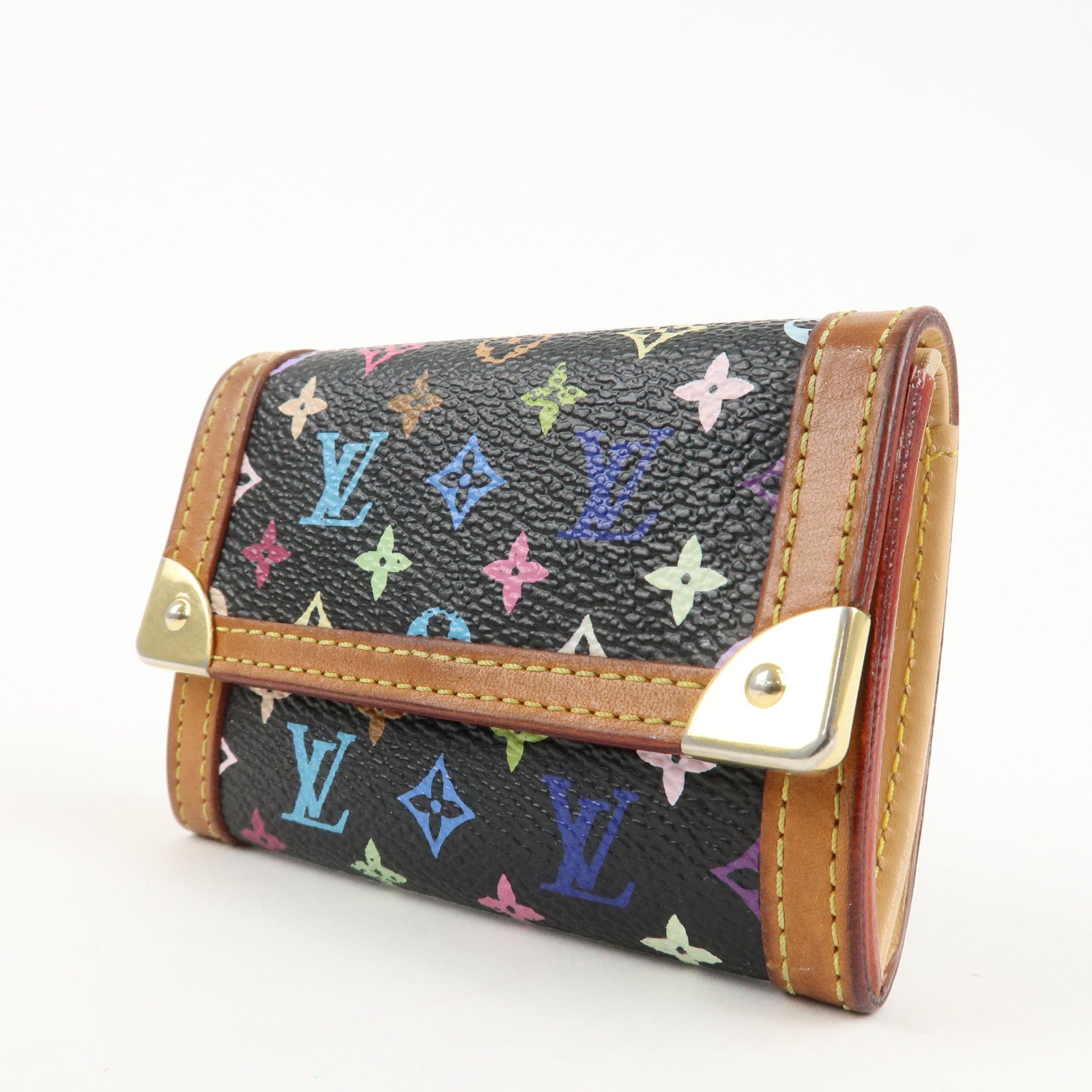 Louis Vuitton Monogram Multicolor Porte Monnaie Plat M92656 Used