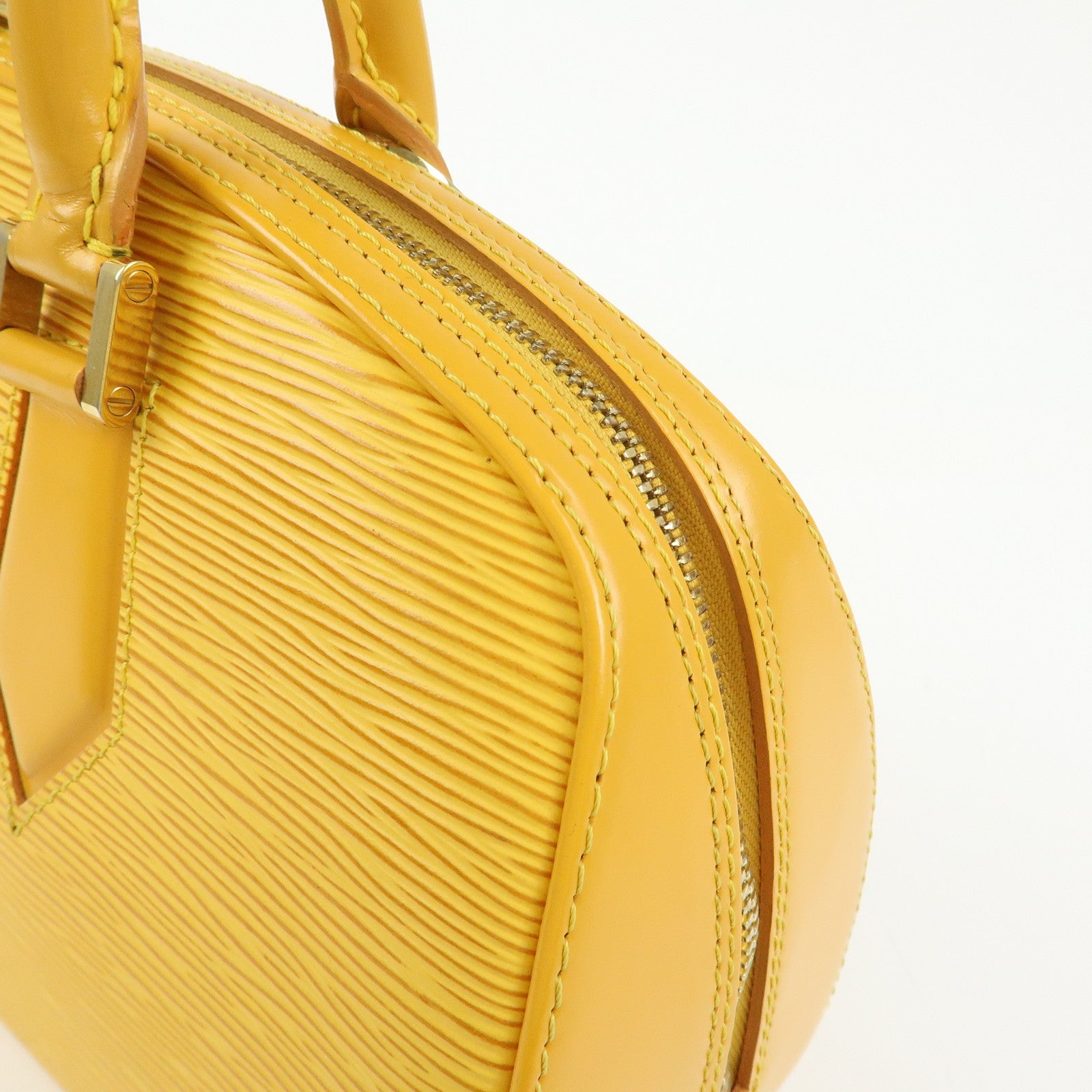 Louis Vuitton Epi Jasmine Boston Hand Bag Tassilli Yellow M52089