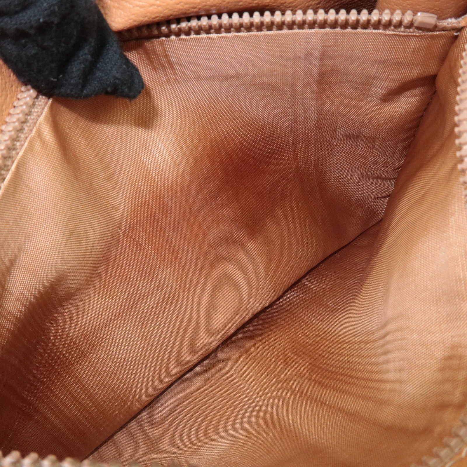 CELINE Macadam PVC Leather Clutch Bag Second Bag Brown