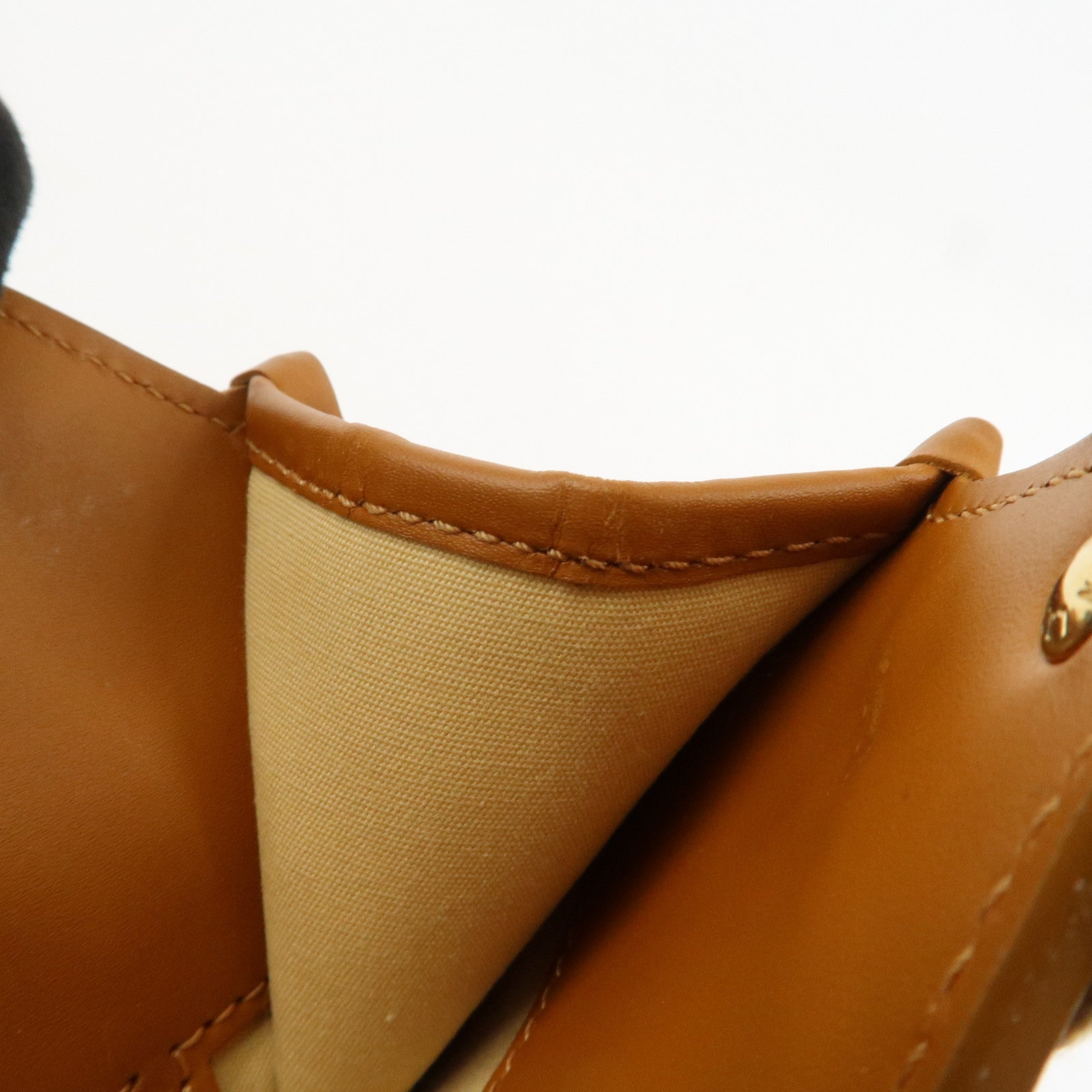 Louis Vuitton Monogram Mini Sac Catherine Hand Bag Beige M92328 Used