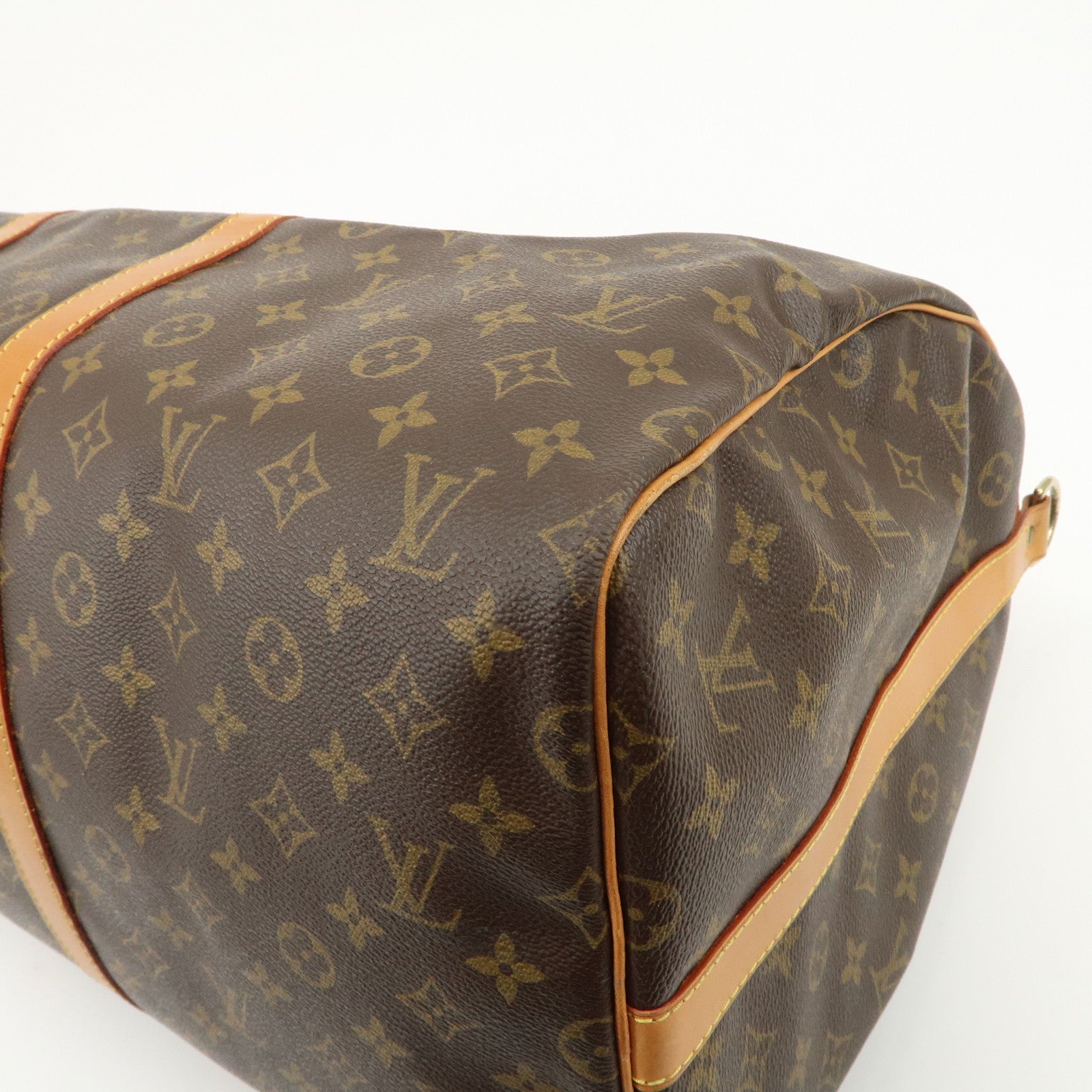 Louis Vuitton Monogram Keep All Bandouliere 55 Boston Bag M41414
