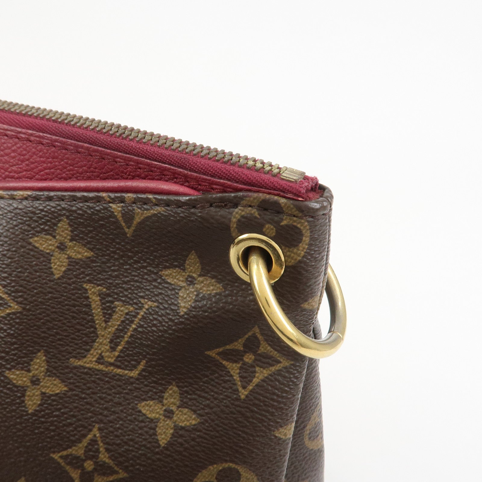 Louis Vuitton Monogram Pallas 2Way Hand Bag Aurore M40906