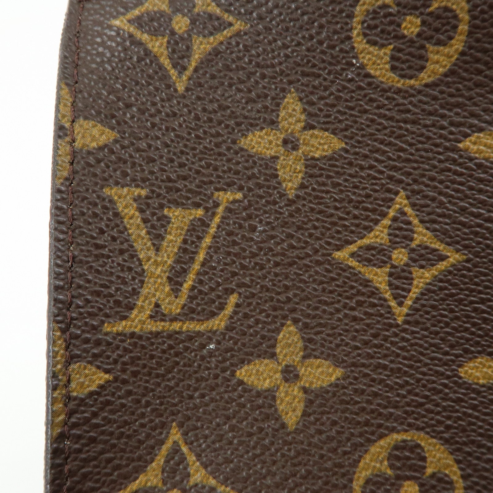 Louis Vuitton Monogram Canvas Pouch for Baguette GM Brown