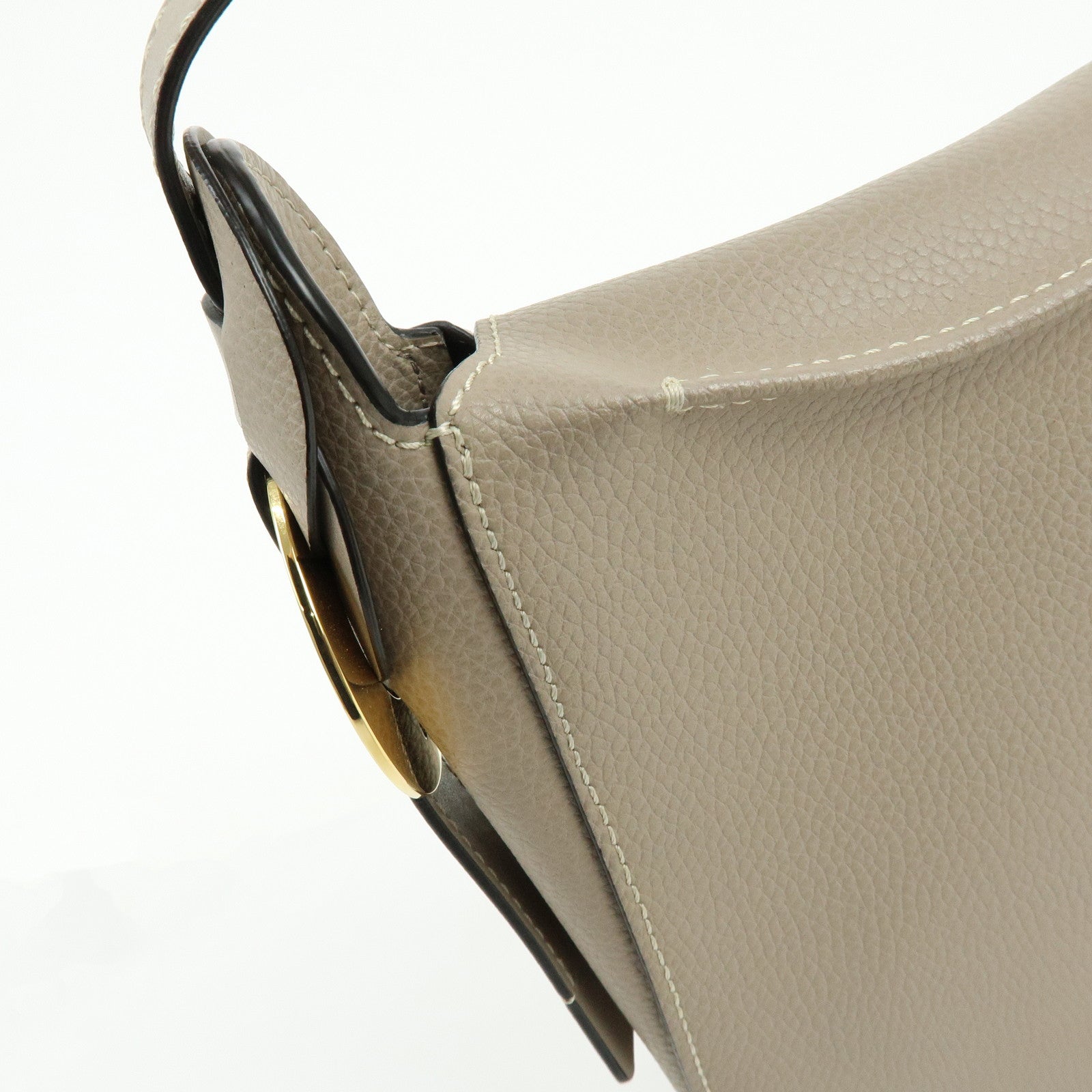 Chloe Darryl Calf Leather Shoulder Bag Crossboday Bag Greige