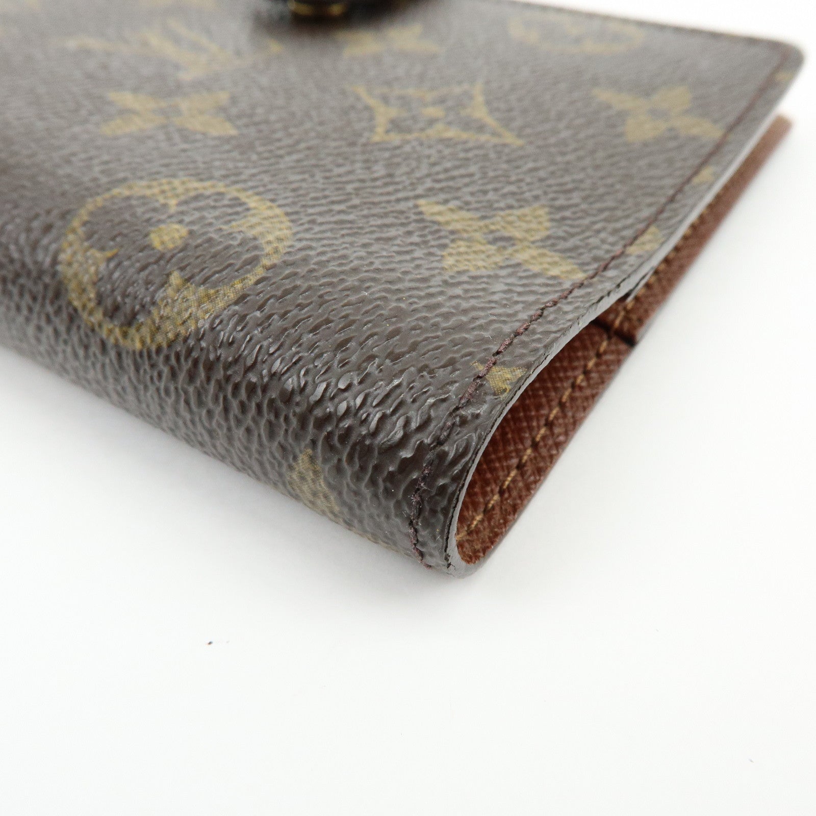 Louis Vuitton Monogram Agenda PM Planner Cover Brown R20005