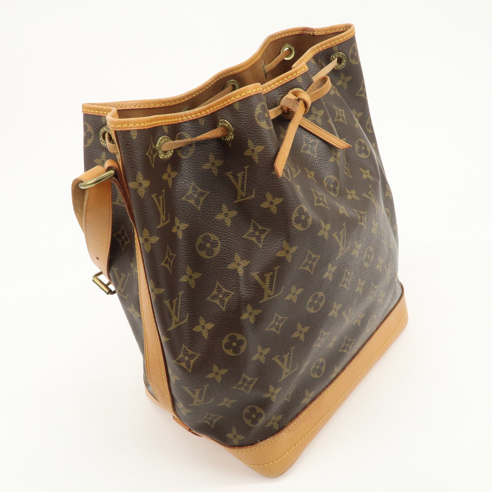 Louis Vuitton Monogram Noe Shoulder Bag Hand Bag Brown M42224