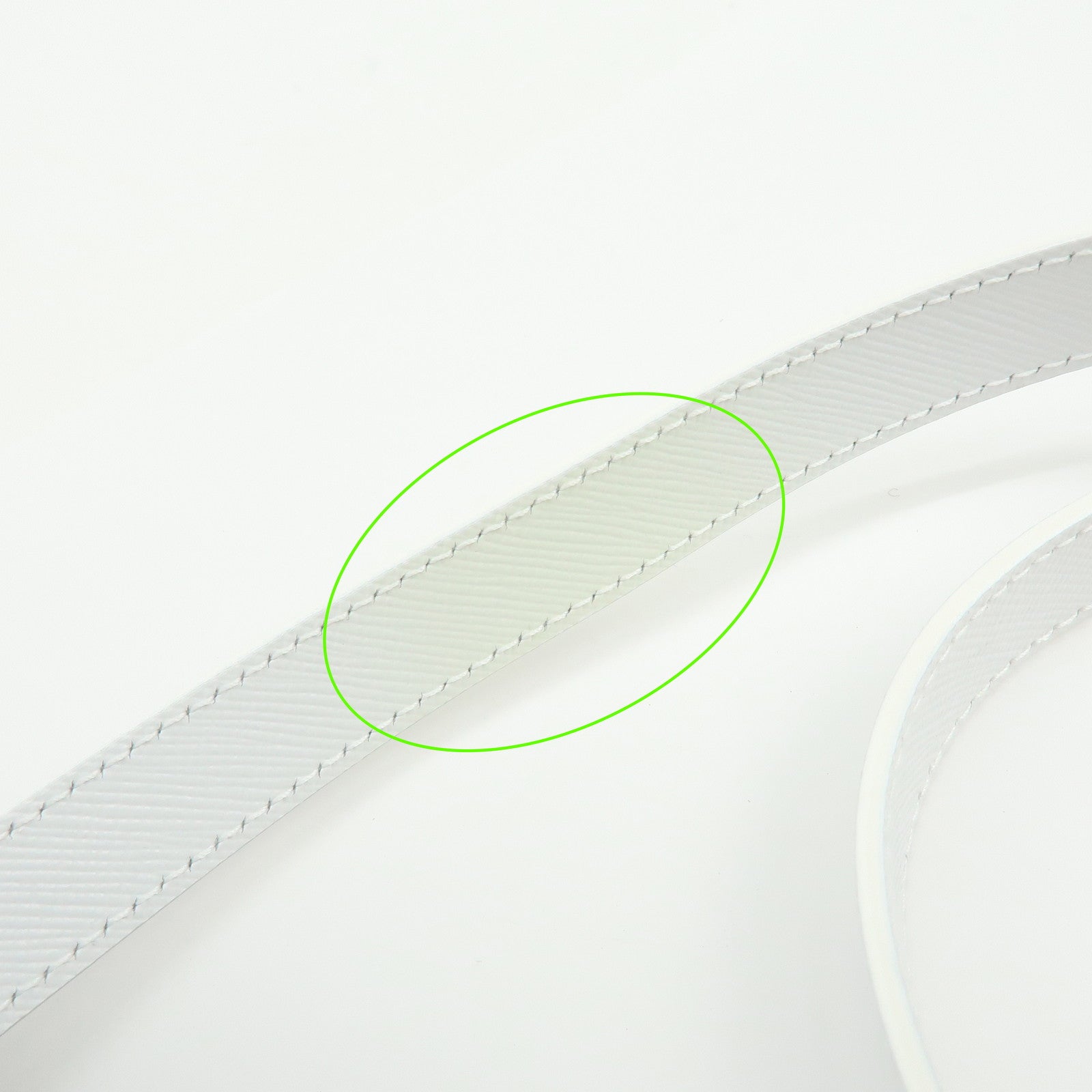 Ferragamo Gancini Leather 2Way Bag Hand Bag Shoulder Bag White