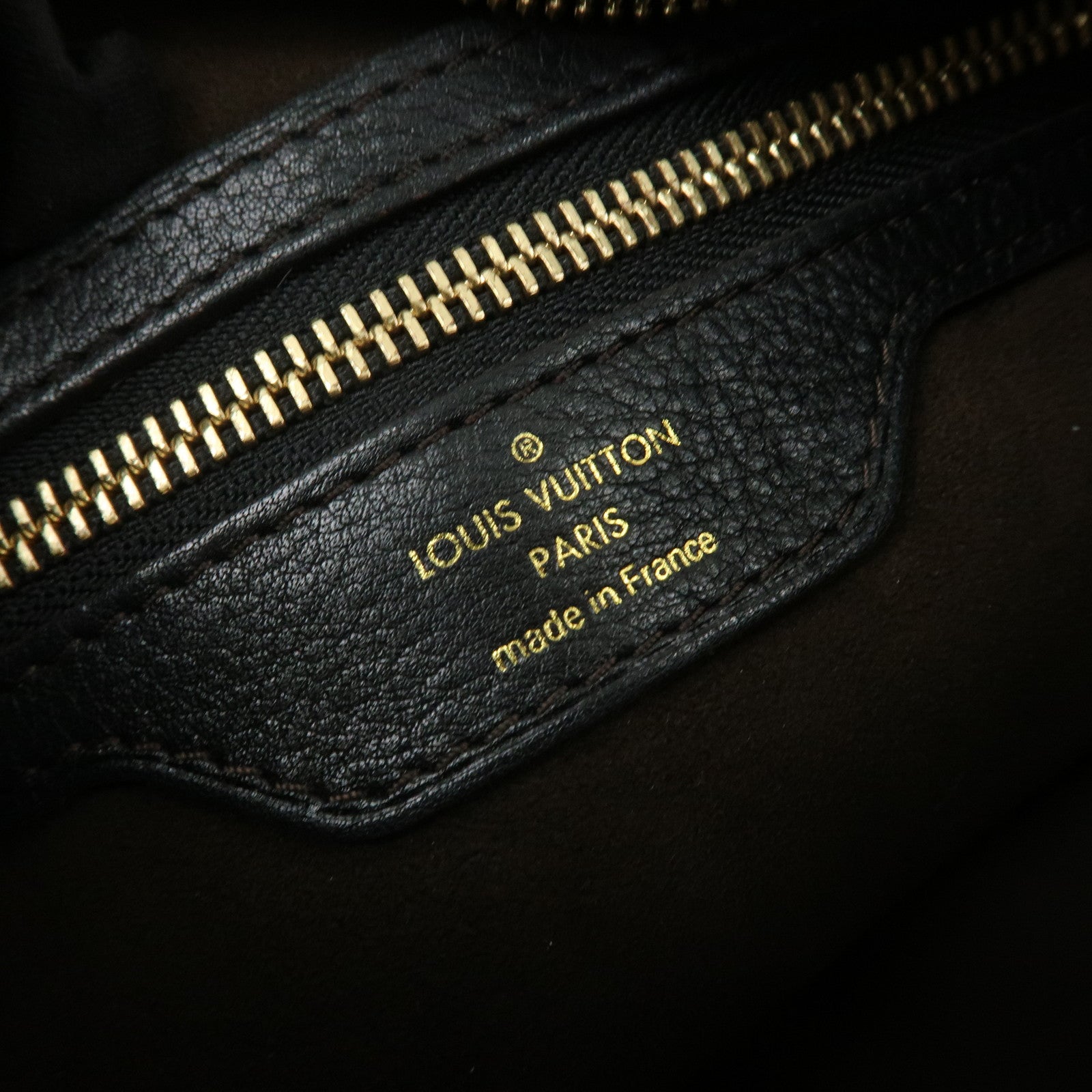 Louis Vuitton Monogram Mahina Selene PM Shoulder Bag Noir M94035