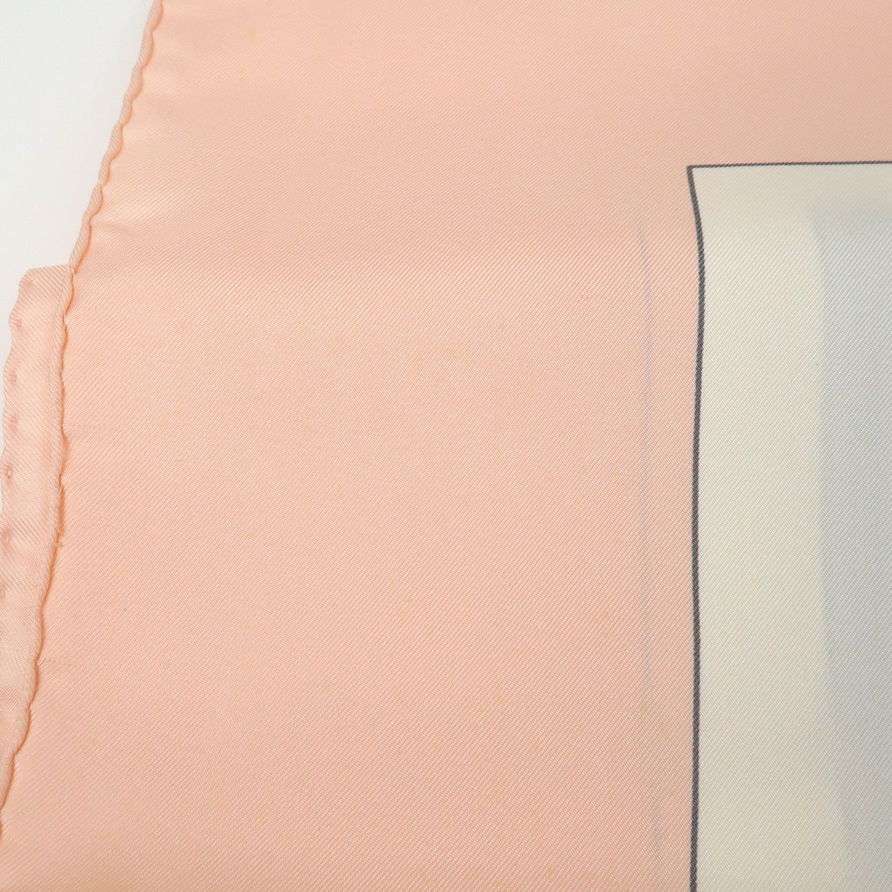 HERMES Carre 90 Silk 100% Scarf BRIDES DE GALA Pink White