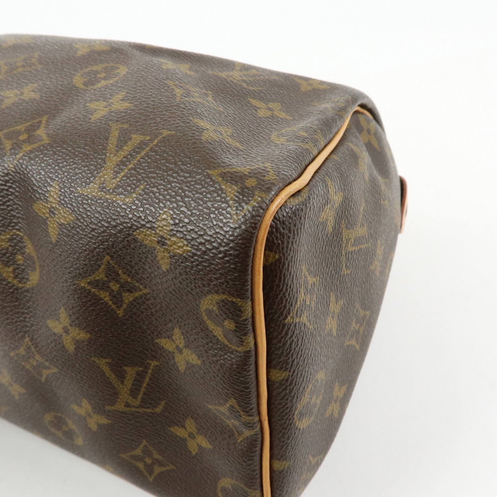 Louis Vuitton Monogram Speedy 25 Boston Bag Hand Bag Brown M41528