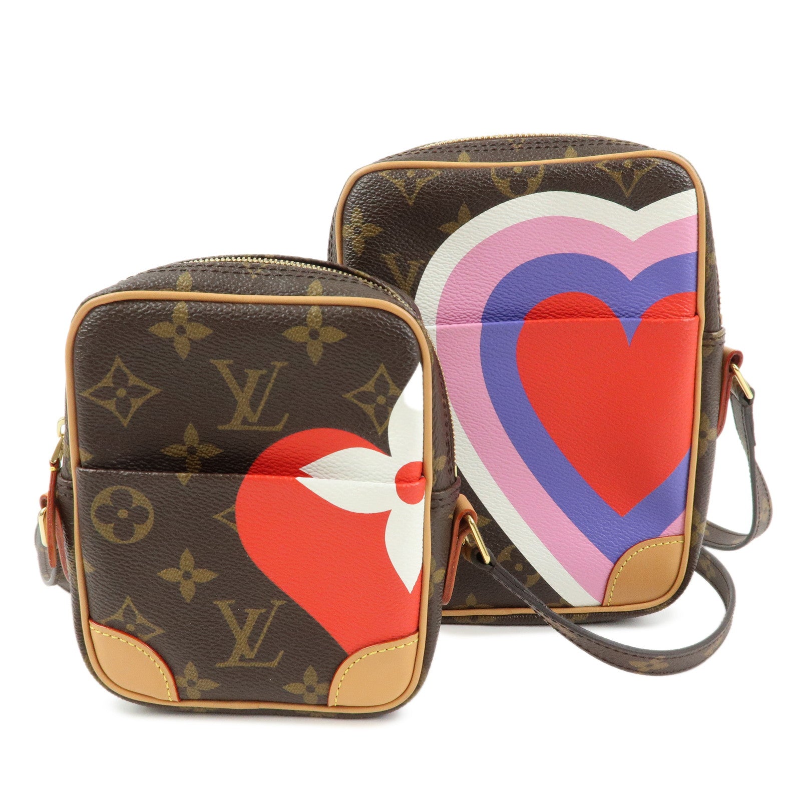 Louis Vuitton Game On Monogram Paname Set Shoulder Bag Heart M57450