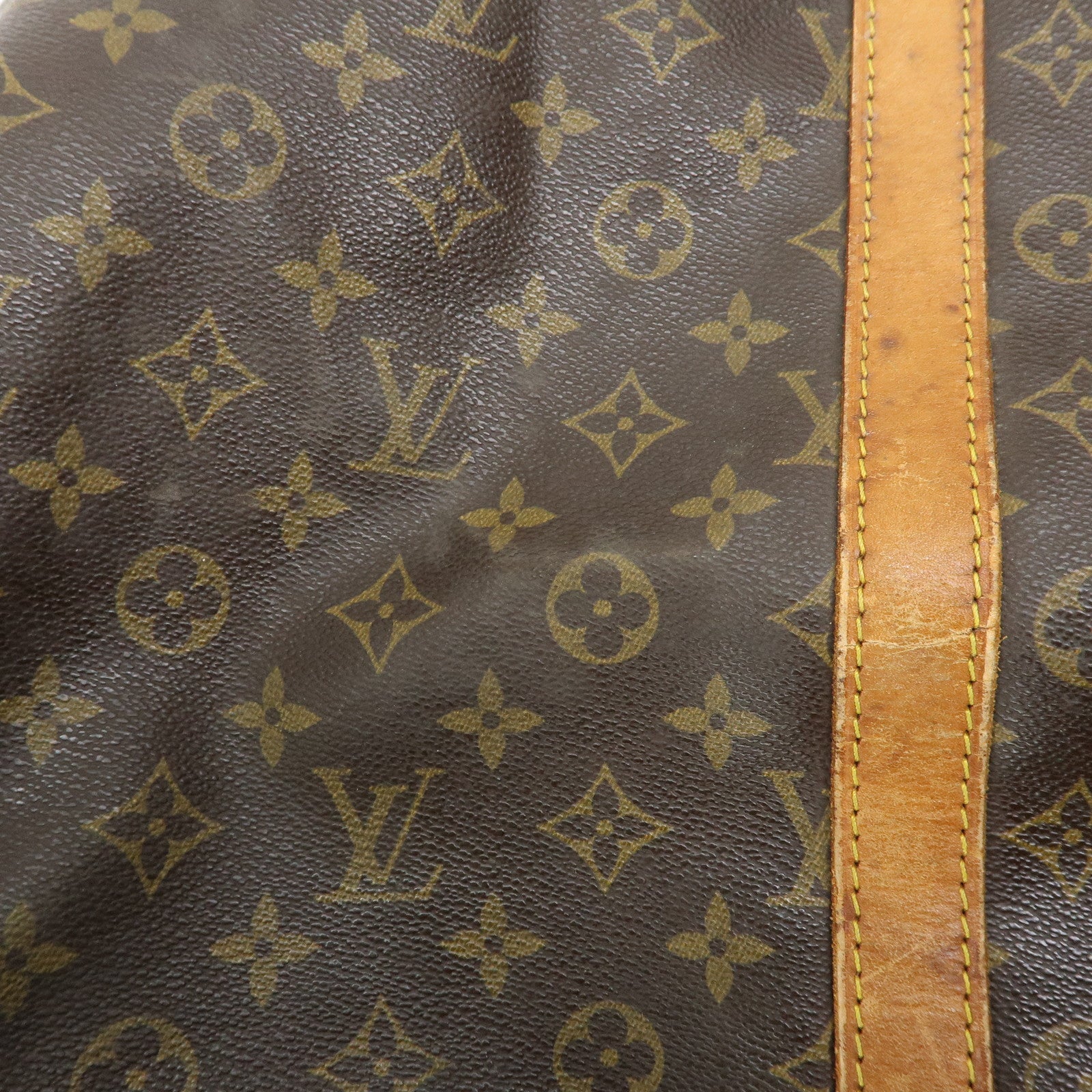 Louis Vuitton Monogram Keep All Bandouliere 55 Boston Bag M41414