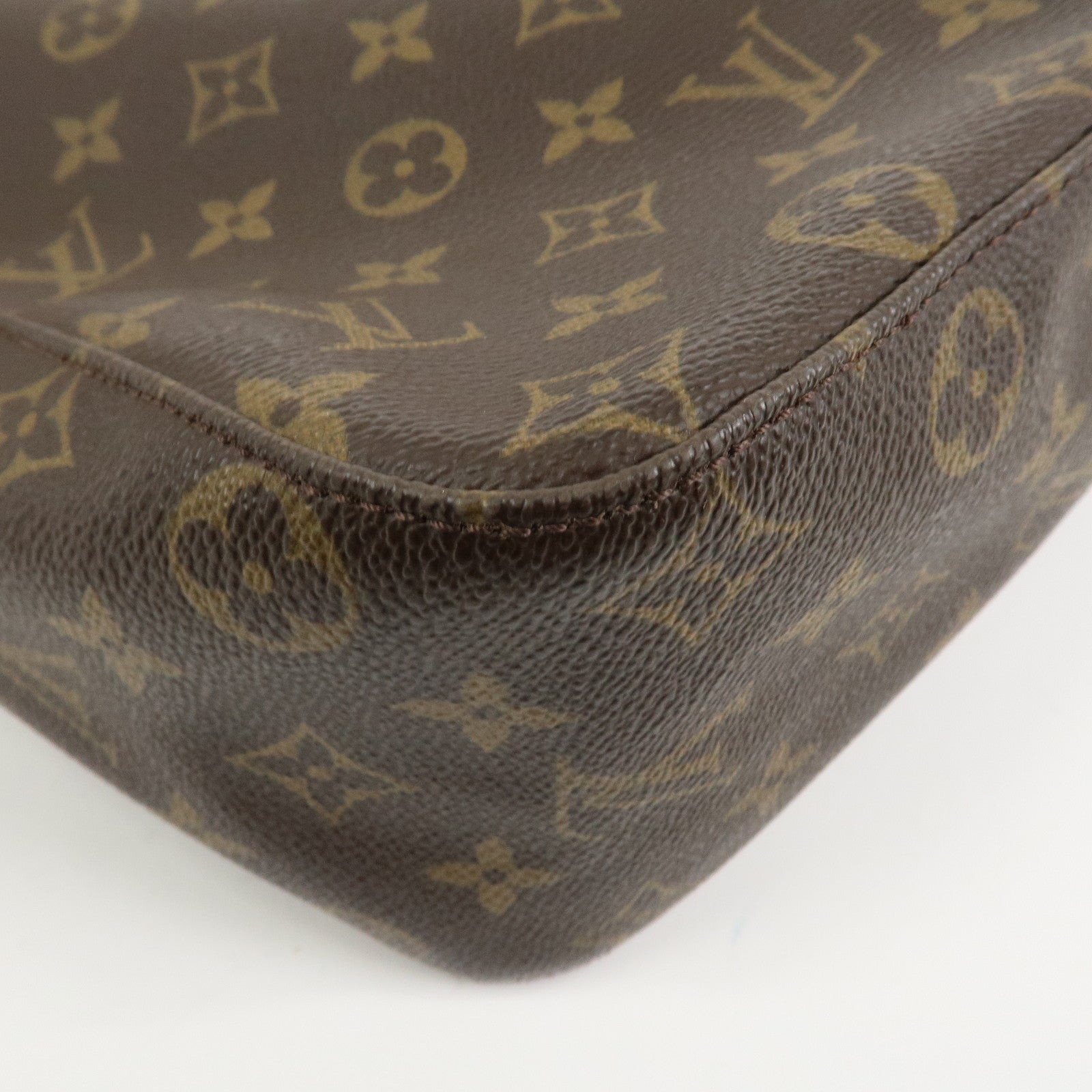 Louis Vuitton Monogram Looping GM Shoulder Bag Brown M51145