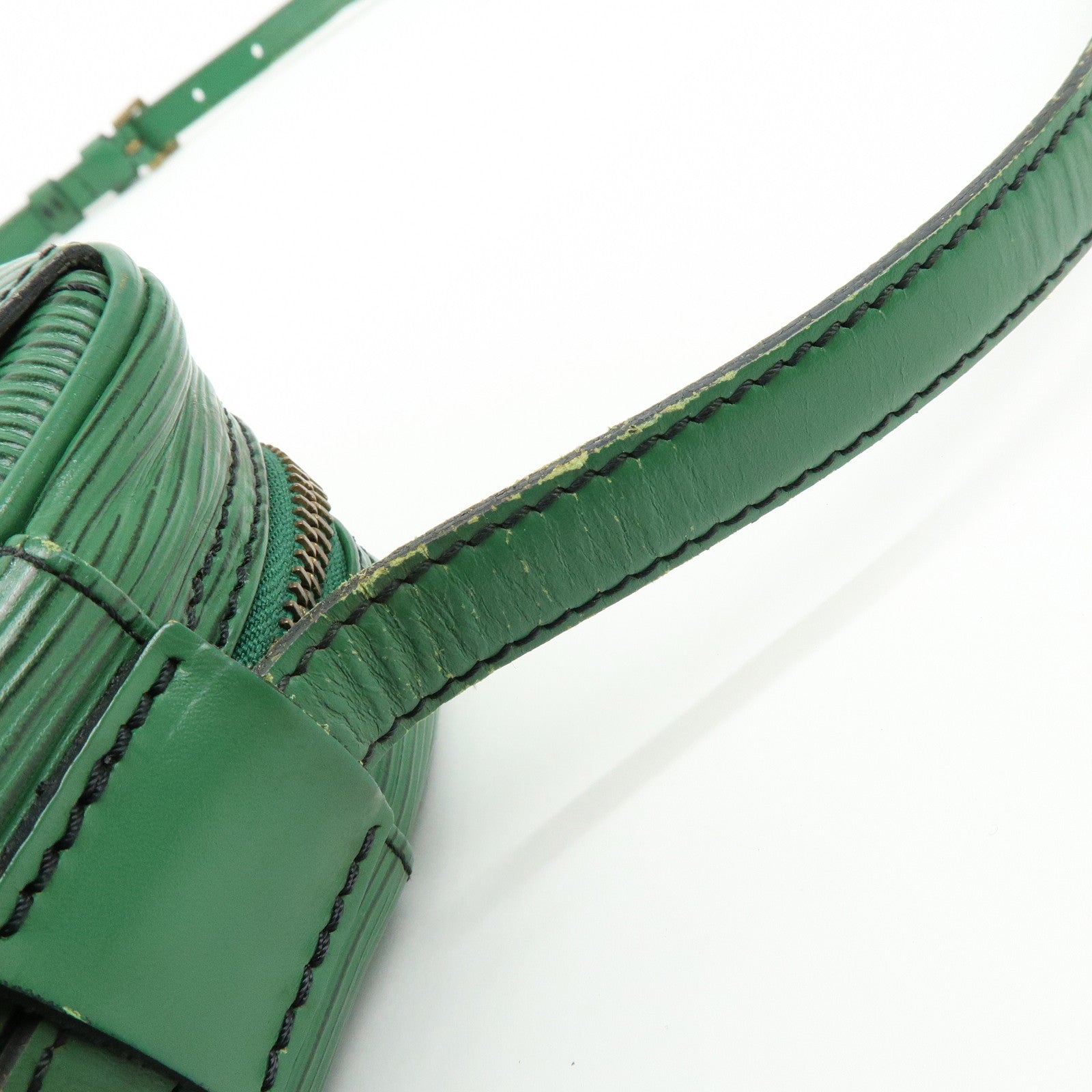 Louis Vuitton Epi Jeune Fille Shoulder Bag Borneo Green M52154