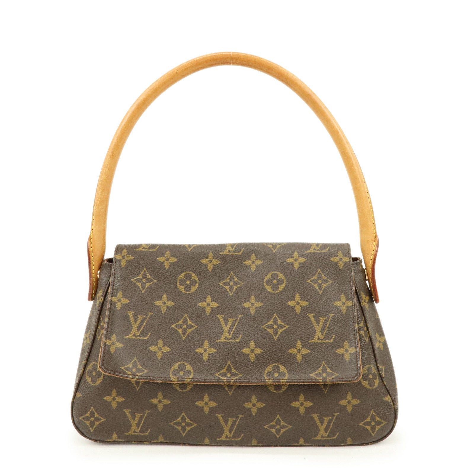 Louis Vuitton Monogram Mini Looping Shoulder Bag Brown M51147