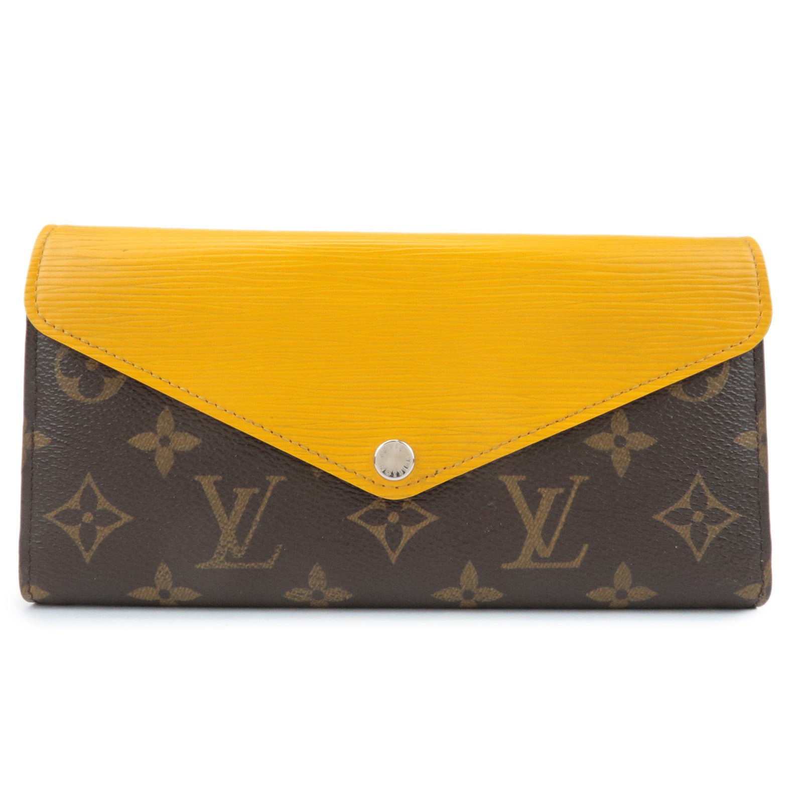 Louis Vuitton Monogram Epi Portefeuille Marie Louron Yellow M60506 Used