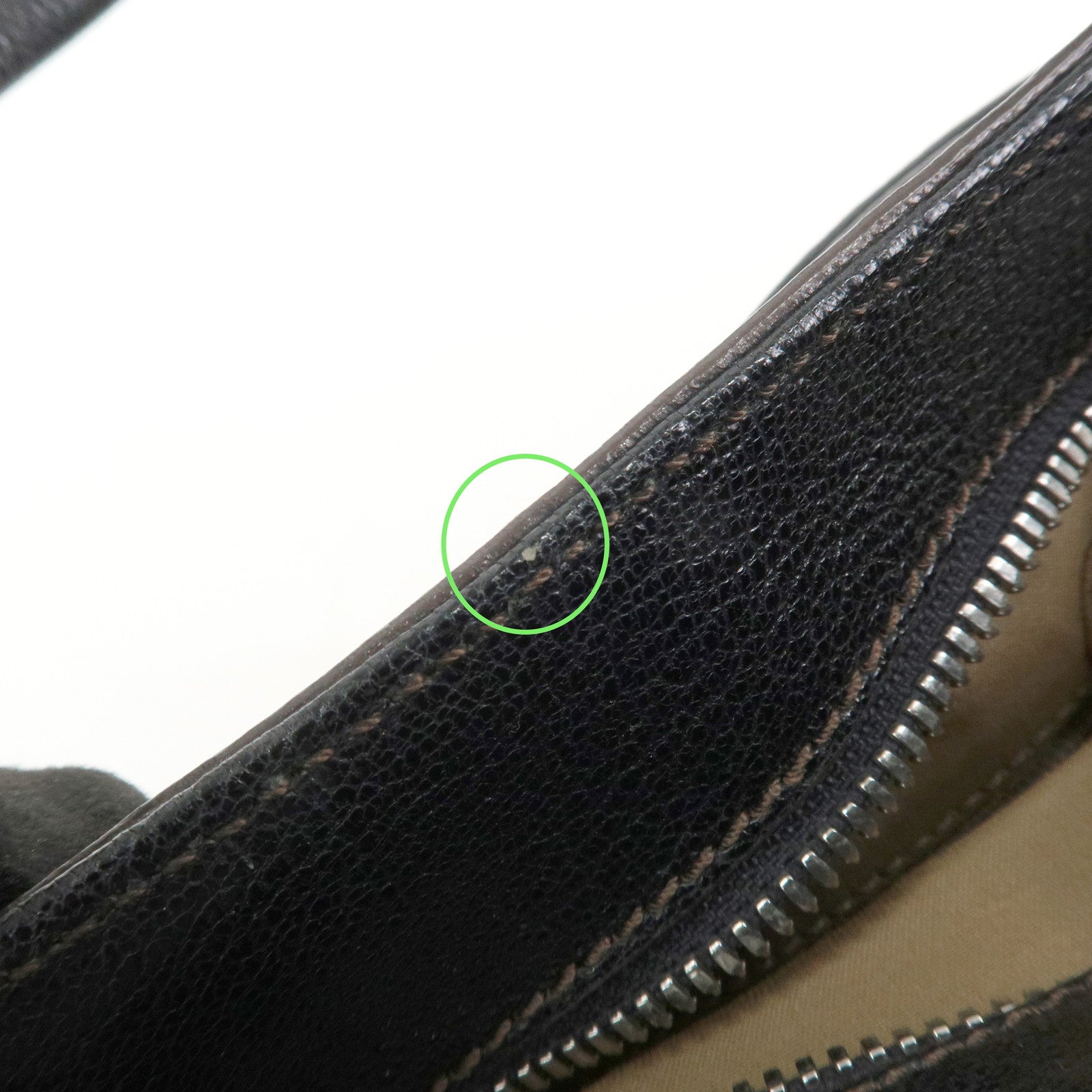 Cartier Must Line Calf Leather Marcello Hand Bag Dark Brown