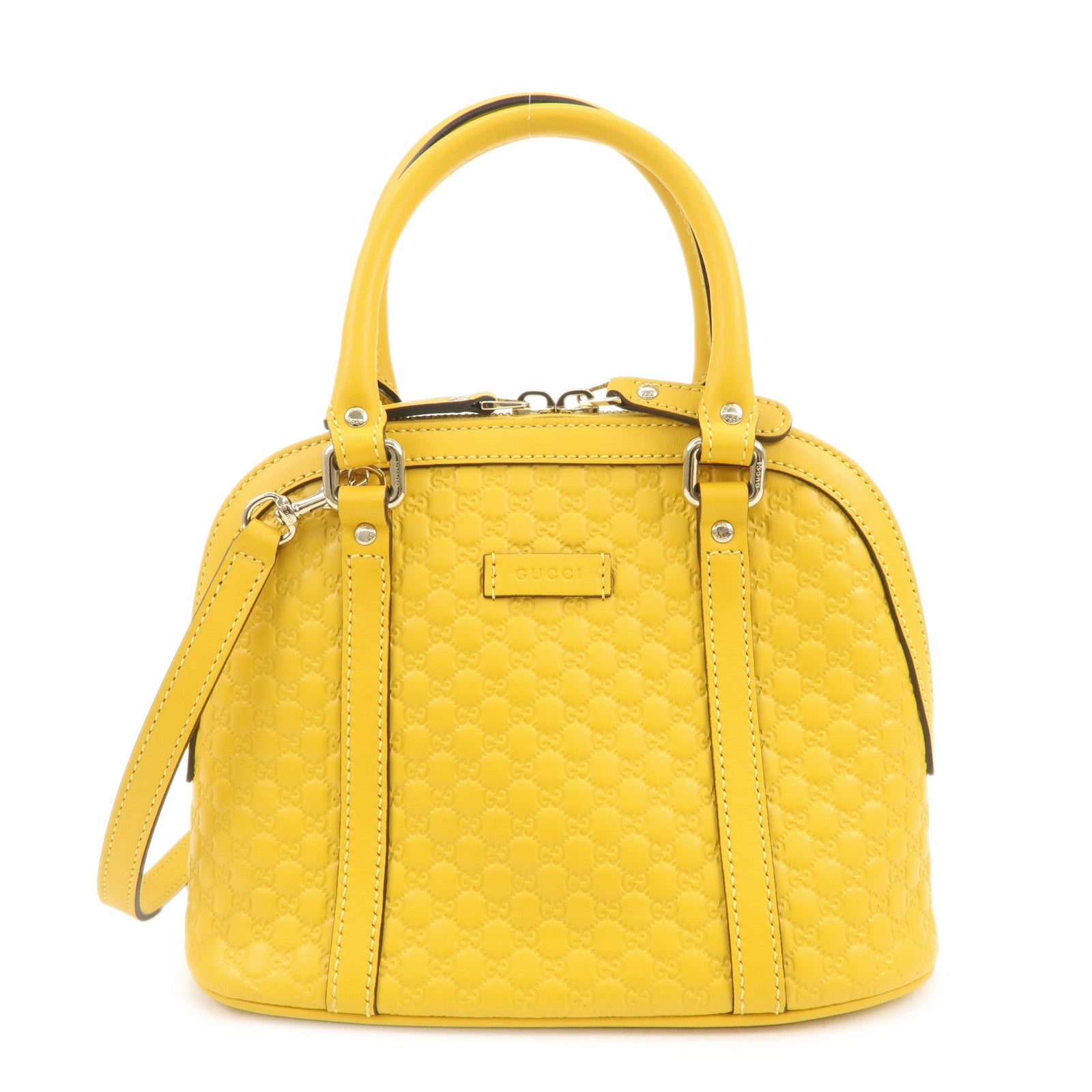 GUCCI Micro Guccissima Leather 2WayBag Hand Bag Shoulder Bag 449654