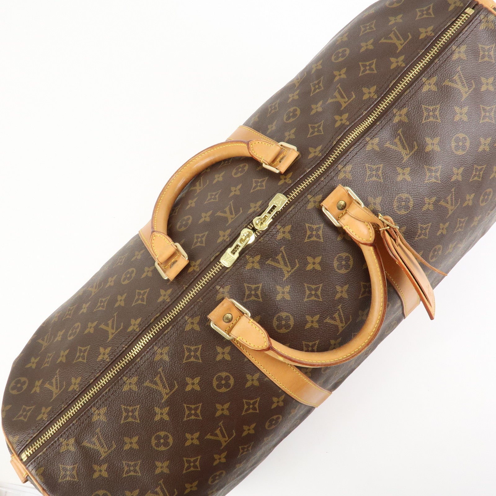 Louis Vuitton Monogram Keep All Bandouliere 60 Boston Bag M41412