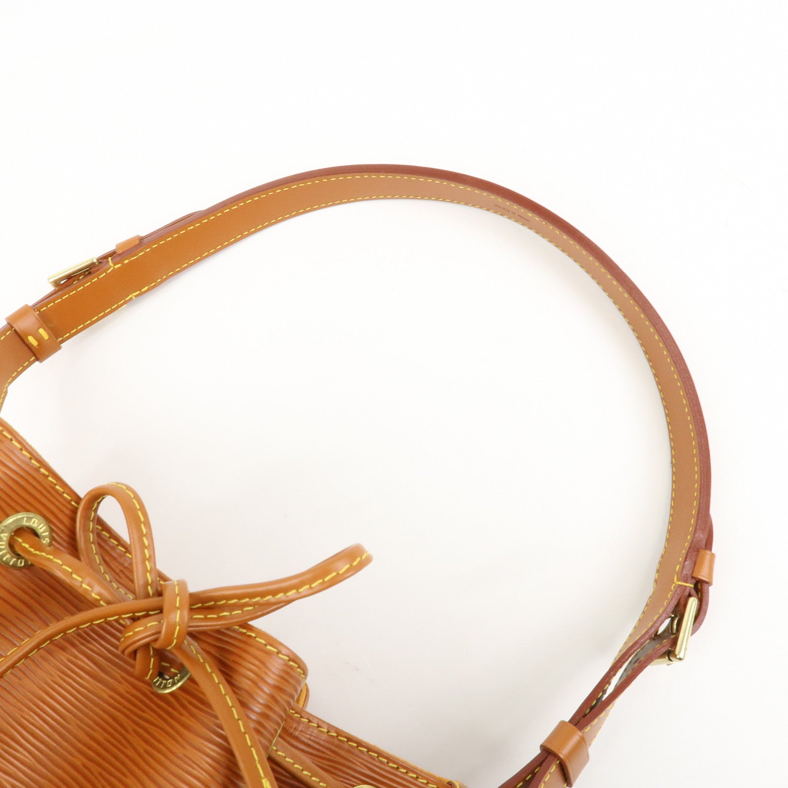 Louis Vuitton Epi Petit Noe Shoulder Bag Zipang Gold M44108