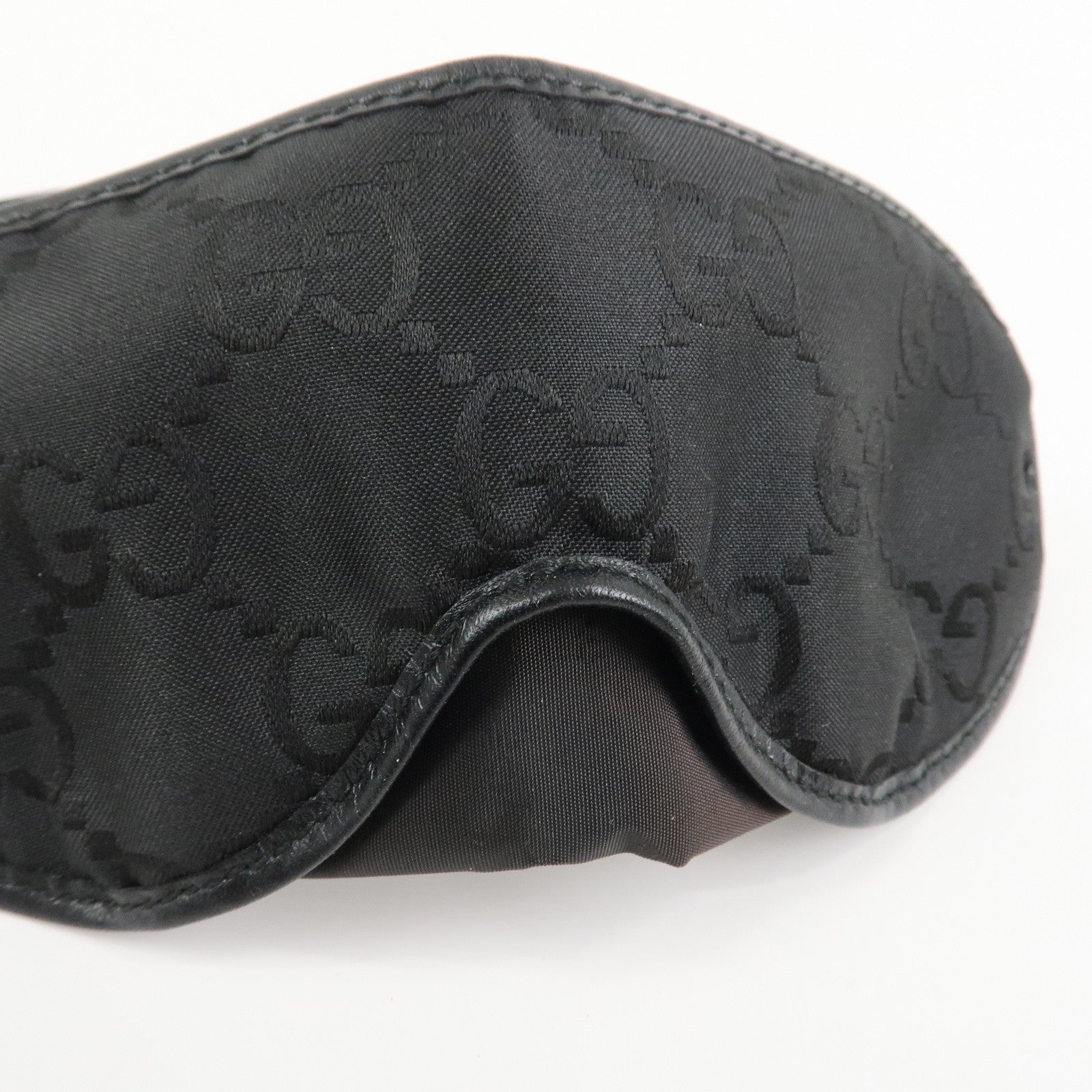 GUCCI GG Nylon Eye Mask Black 039.1034