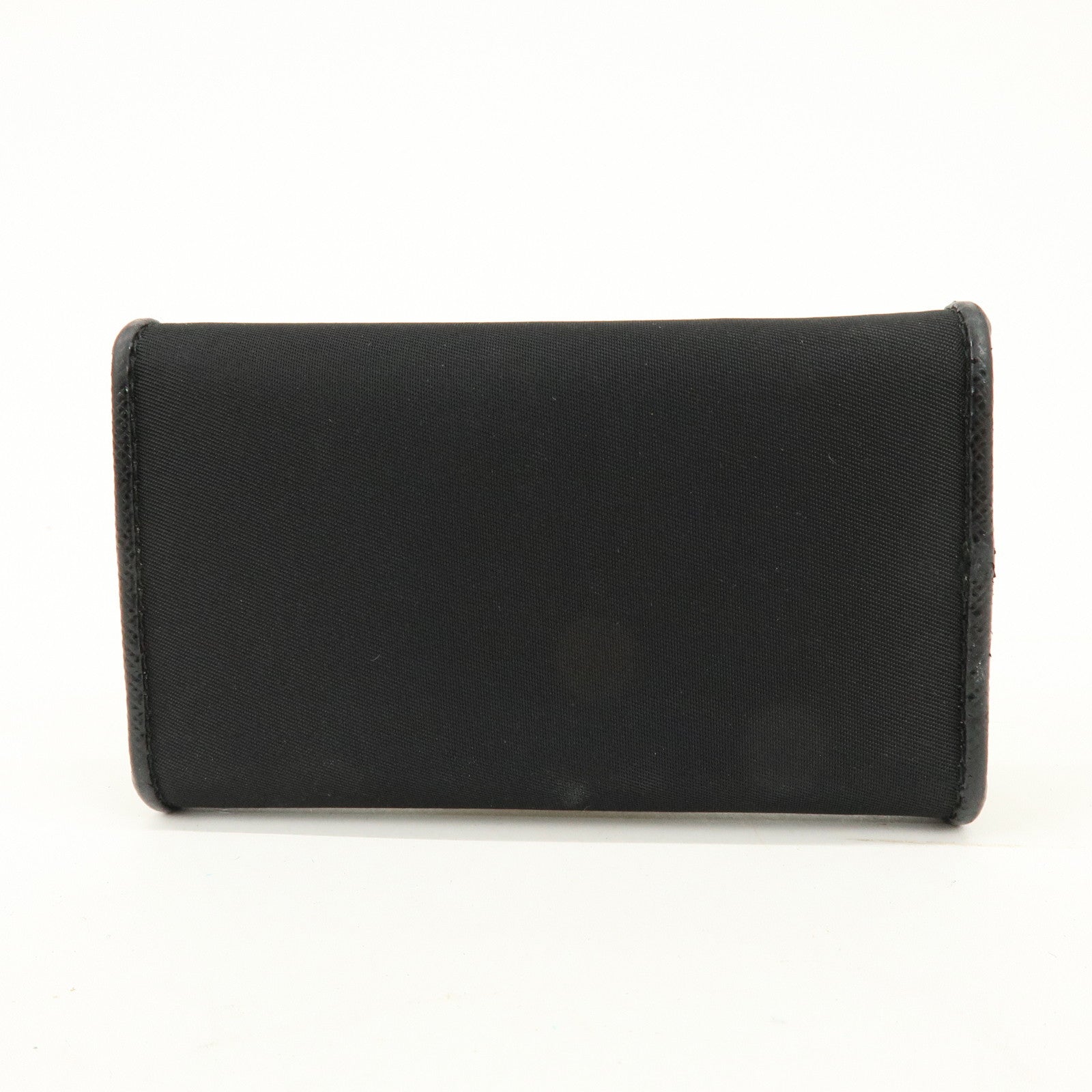 小物 PRADA Triangle logo leather key case Prada Triangle Logo Leather Key Case | Orange | FARFETCH JO