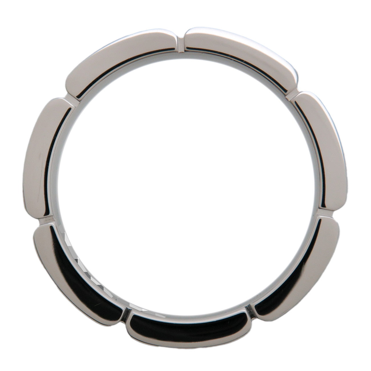 Cartier Maillon Panthere 4P Diamond Ring 750WG #53 US6.5 EU53 HK14