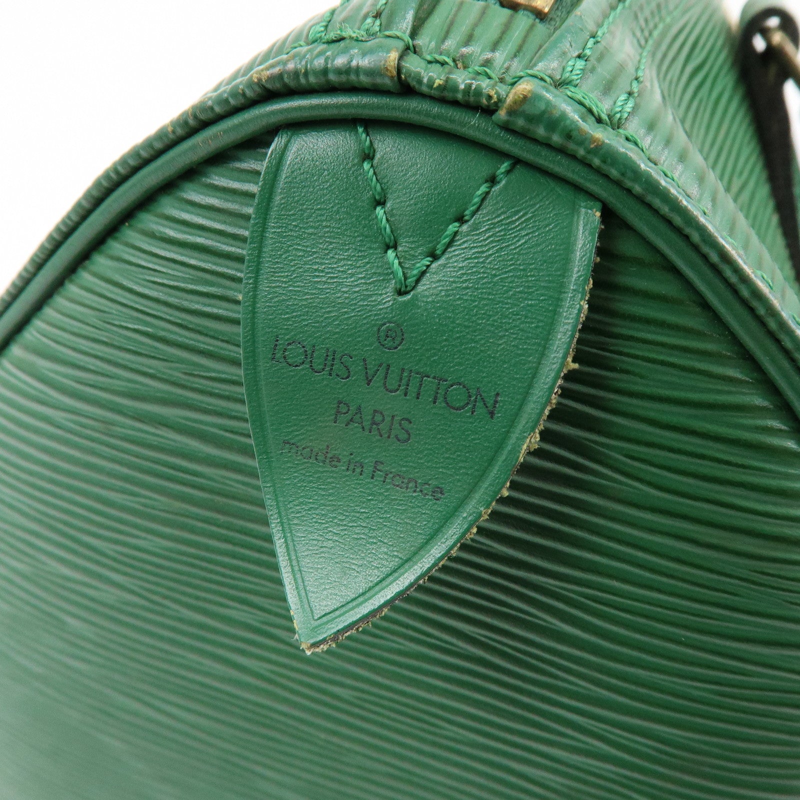Louis Vuitton Epi Speedy 25 Hand Bag Boston Bag Borneo Green M43014
