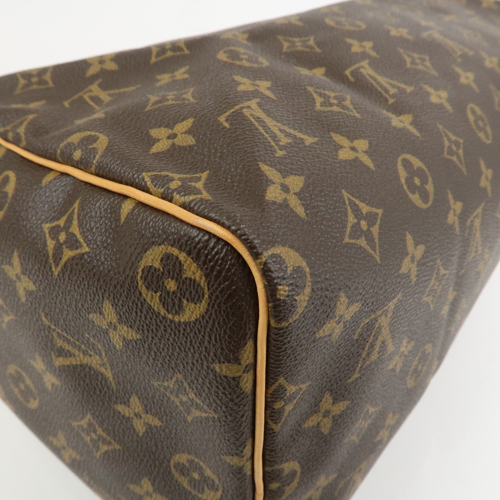 Louis Vuitton Monogram Speedy 40 Hand Bag Boston Bag Brown M41522