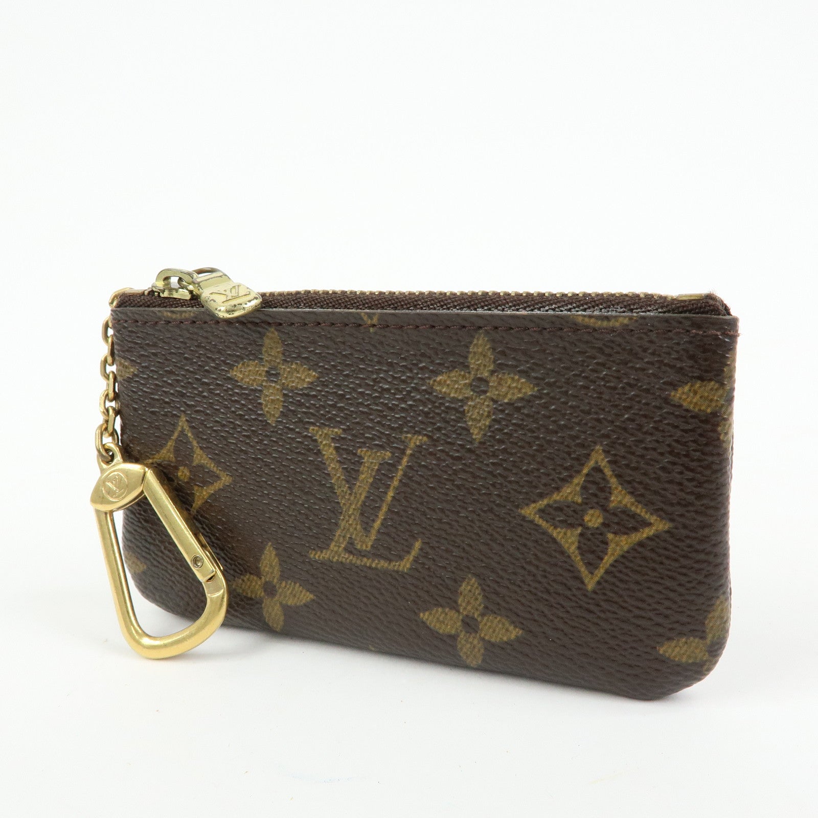 Louis Vuitton Monogram Pochette Cles Coin Case Key Case M62650