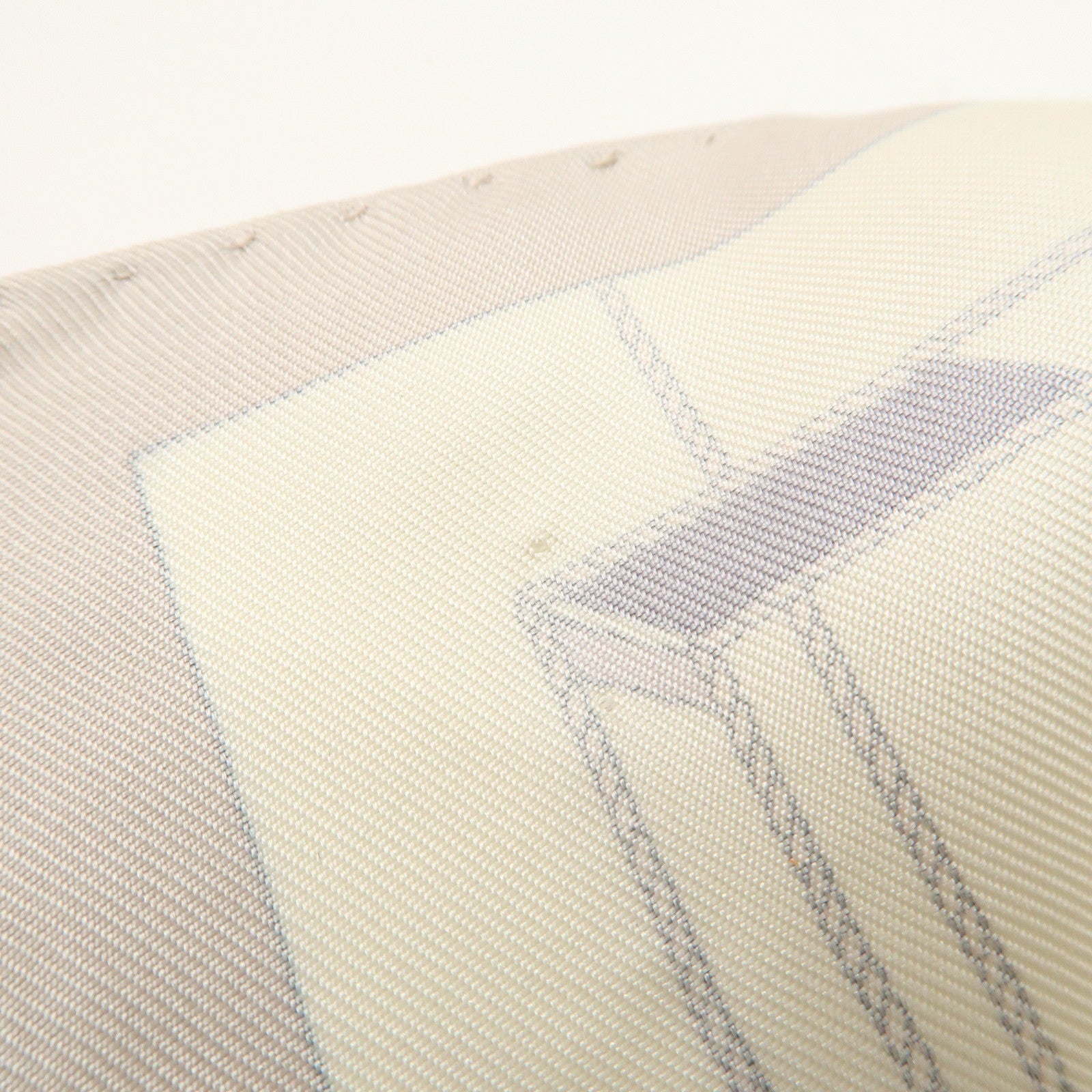 HERMES Carre 90 Silk 100% Scarf VOYAGE au LONGCOURS Ivory Used