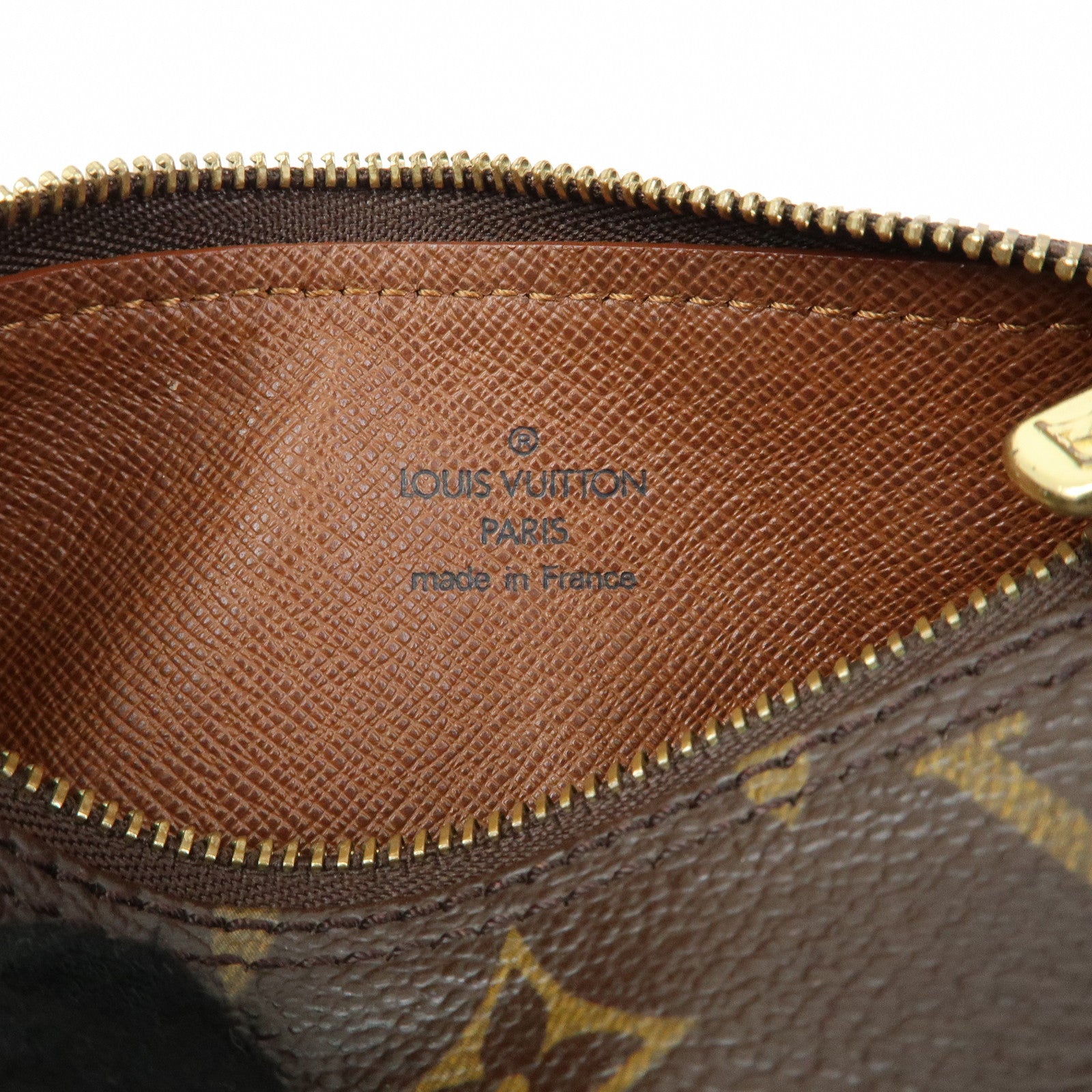 Louis Vuitton Monogram Set of 2 Pouch for Papillon Bag Brown Used