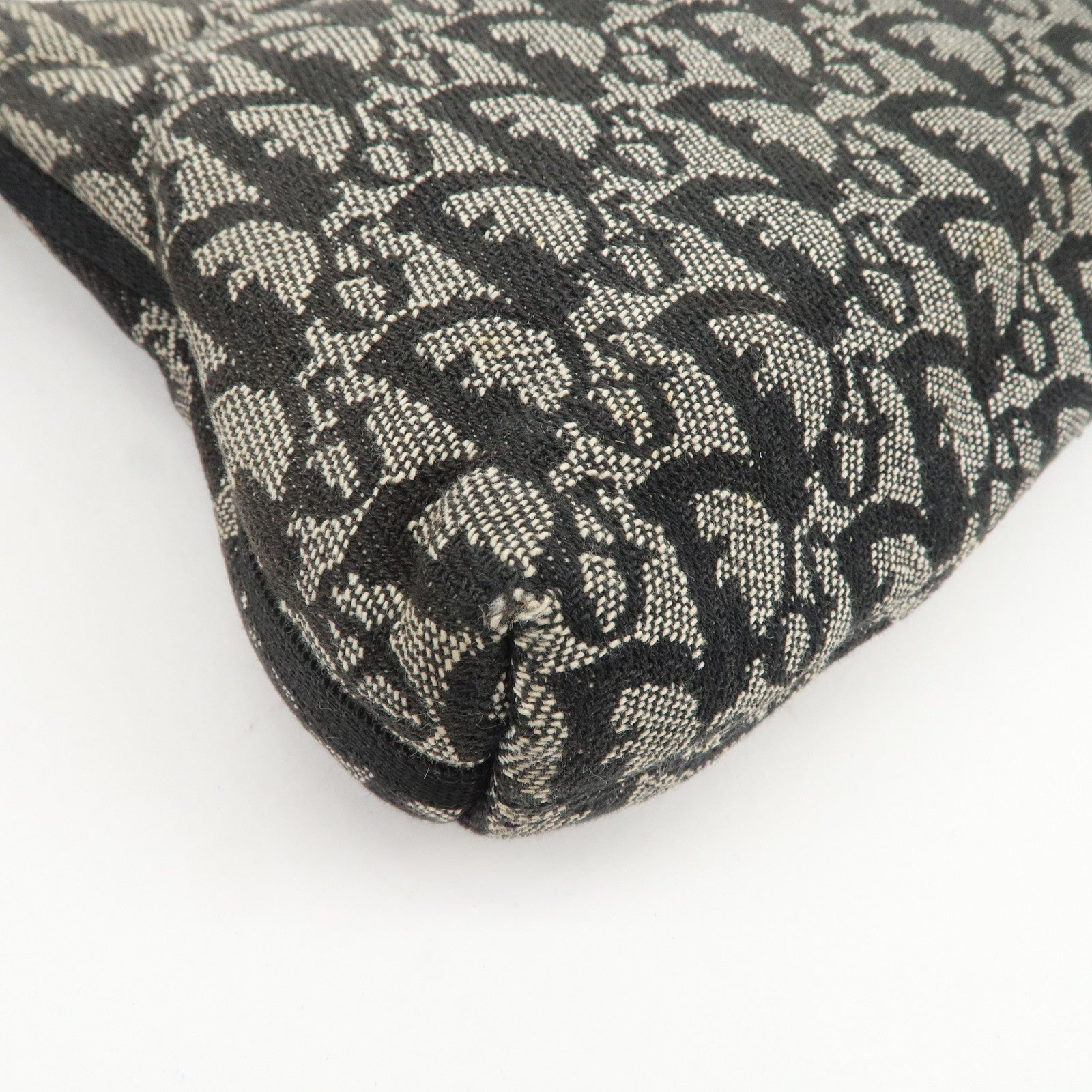 Christian Dior Trotter Jacquard Canvas Nylon Hand Bag Shoulder Bag