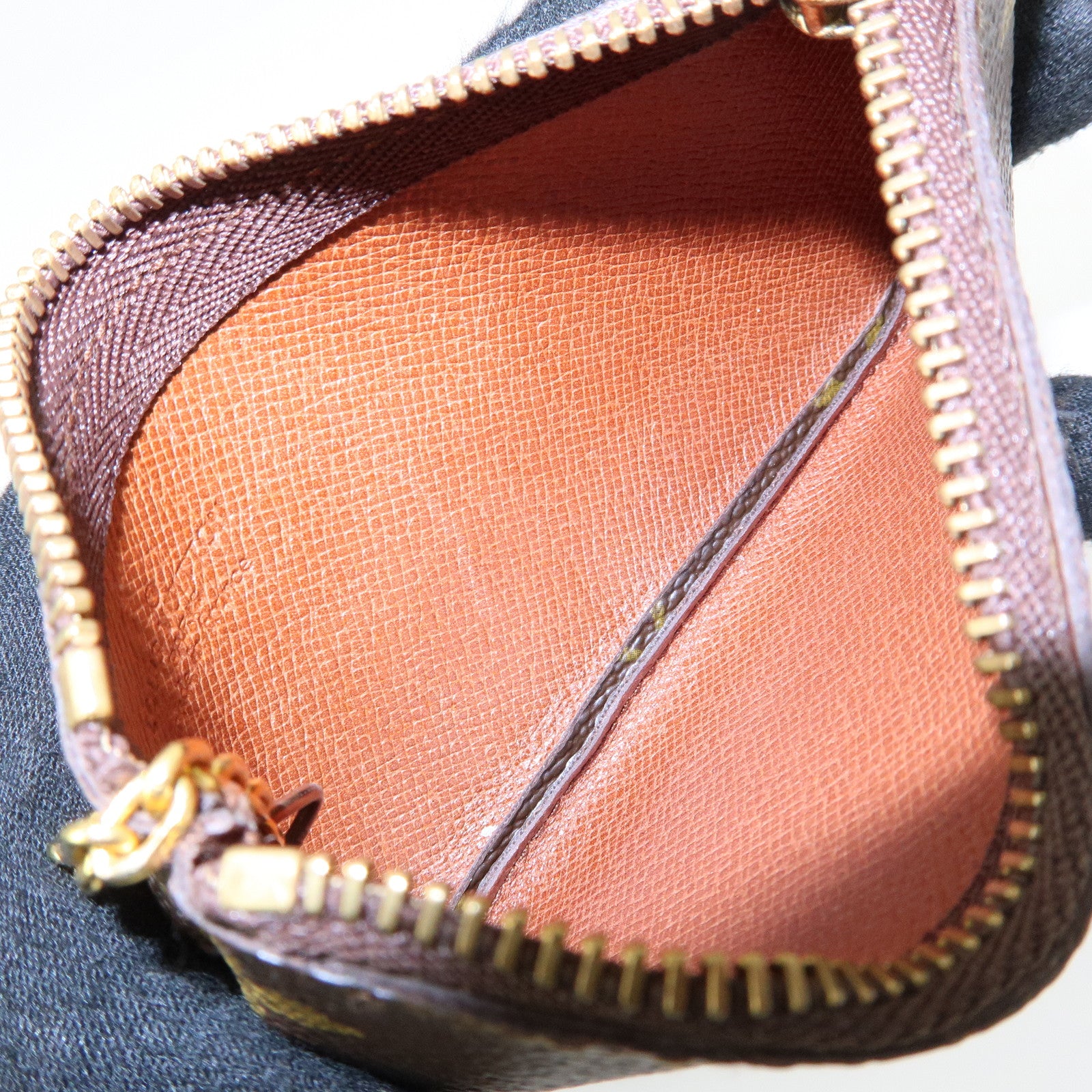 Louis Vuitton Monogram Pochette Cles Coin Case Key Case M62650
