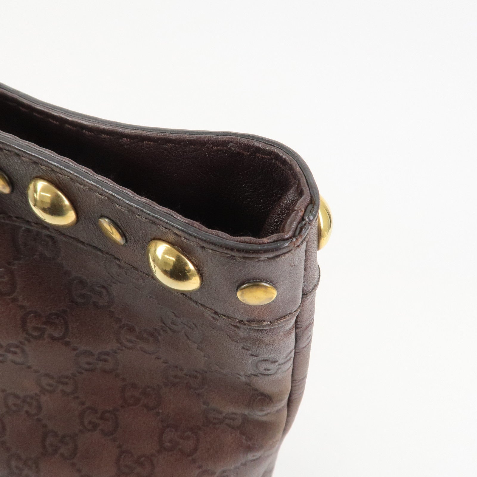 GUCCI Guccissima Leather Tote Bag Shoulder Bag Hand Bag 208940