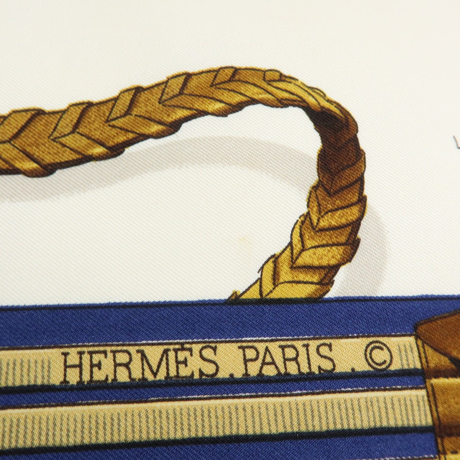 HERMES Carre 90 Set of 2 Silk 100% Scarf BRIDES DE GALA JUMPING