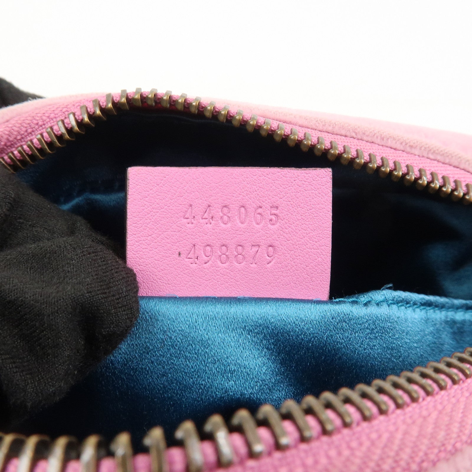 GUCCI GG Marmont Velour Shoulder Bag Corssbody Bag Pink 448065