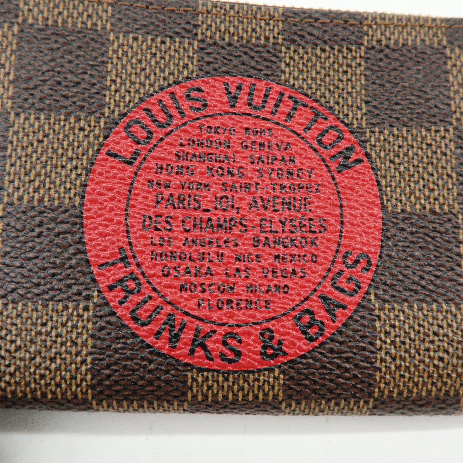 Louis Vuitton Damier T&B Pochette Cles Complice Coin Case N61742