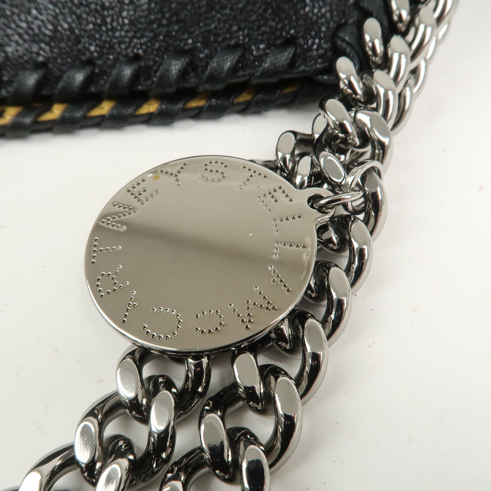 STELLA MCCARTNEY Falabella Polyester Chain Shoulder Bag Black